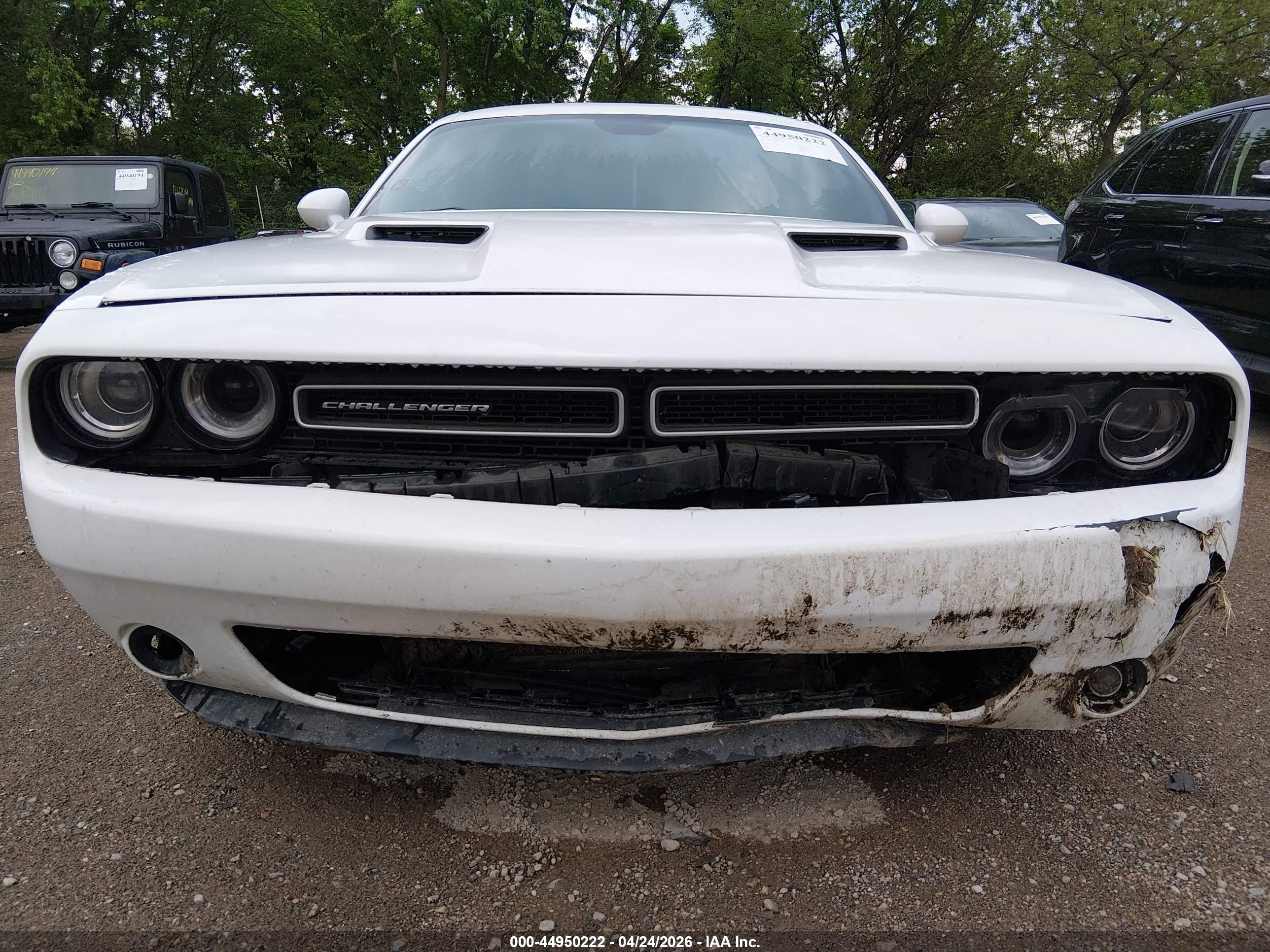 2015 Dodge Challenger Sxt Plus White vin: 2C3CDZBG6FH892991