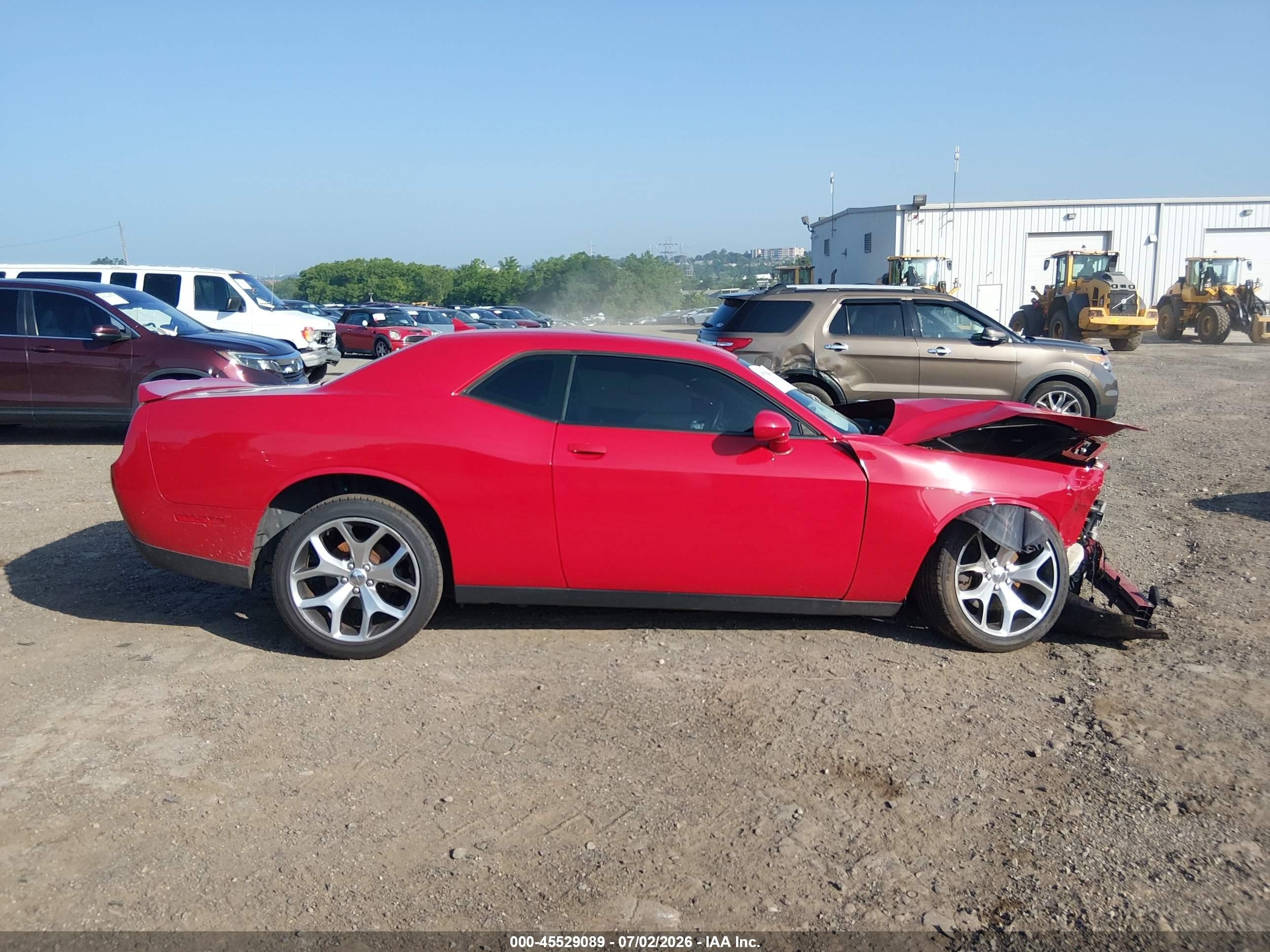 2015 Dodge Challenger Sxt Plus Red vin: 2C3CDZBG7FH710814