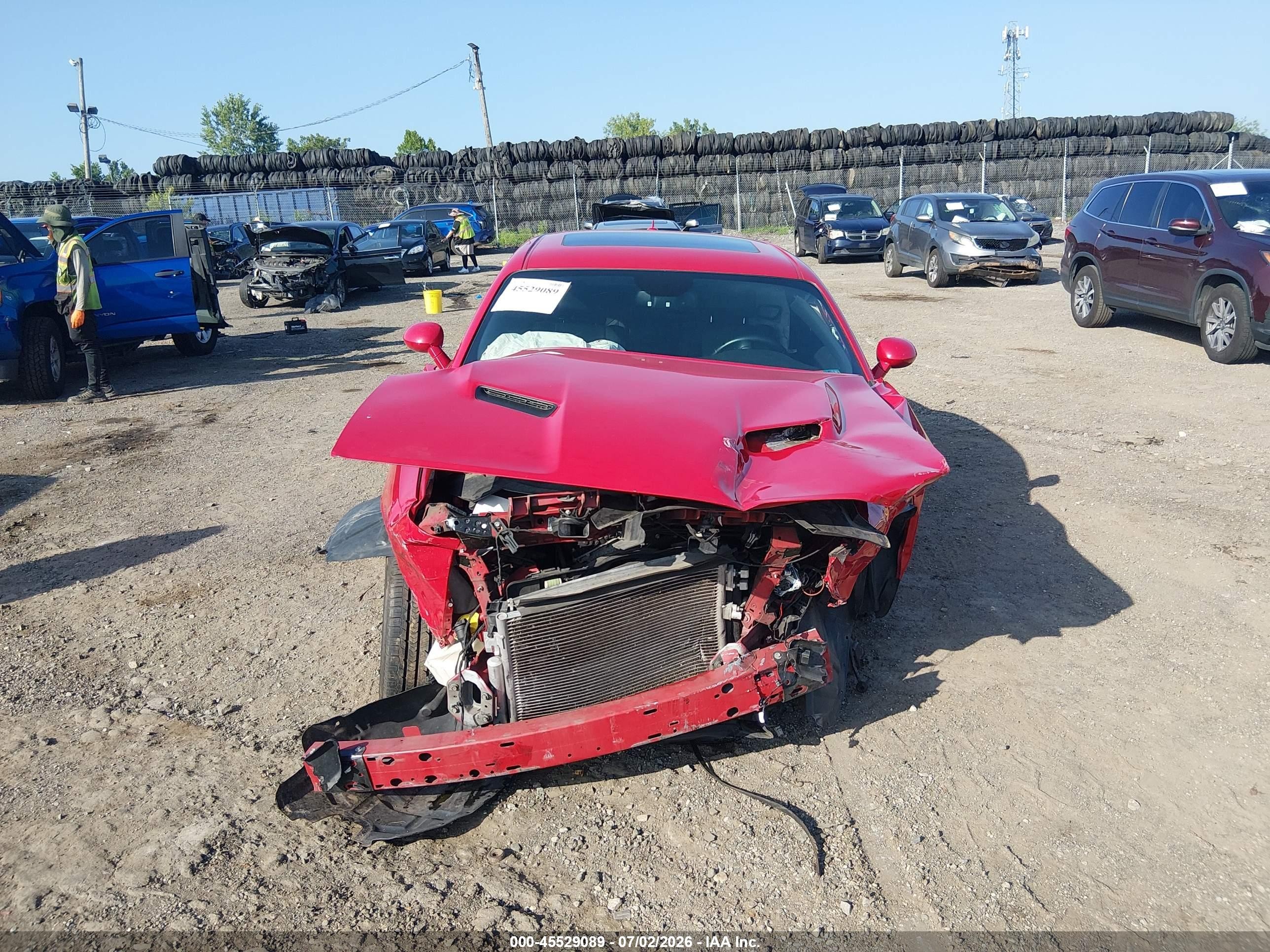 2015 Dodge Challenger Sxt Plus Red vin: 2C3CDZBG7FH710814