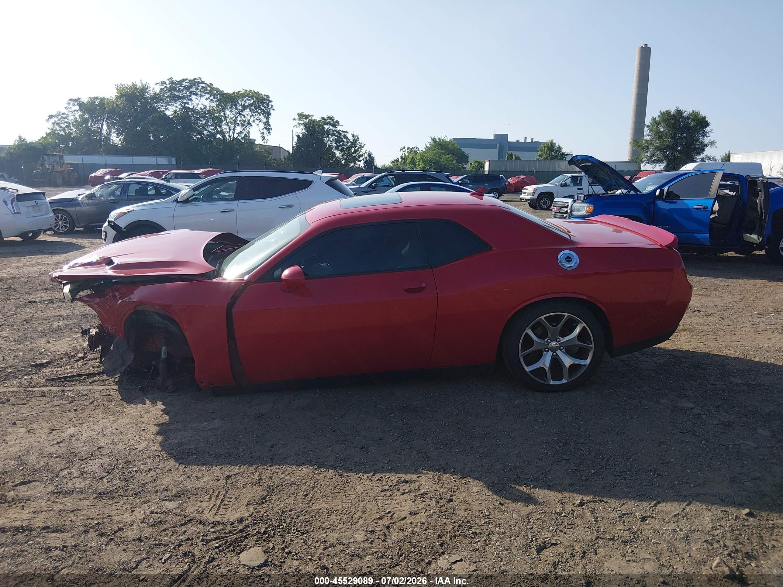 2015 Dodge Challenger Sxt Plus Red vin: 2C3CDZBG7FH710814