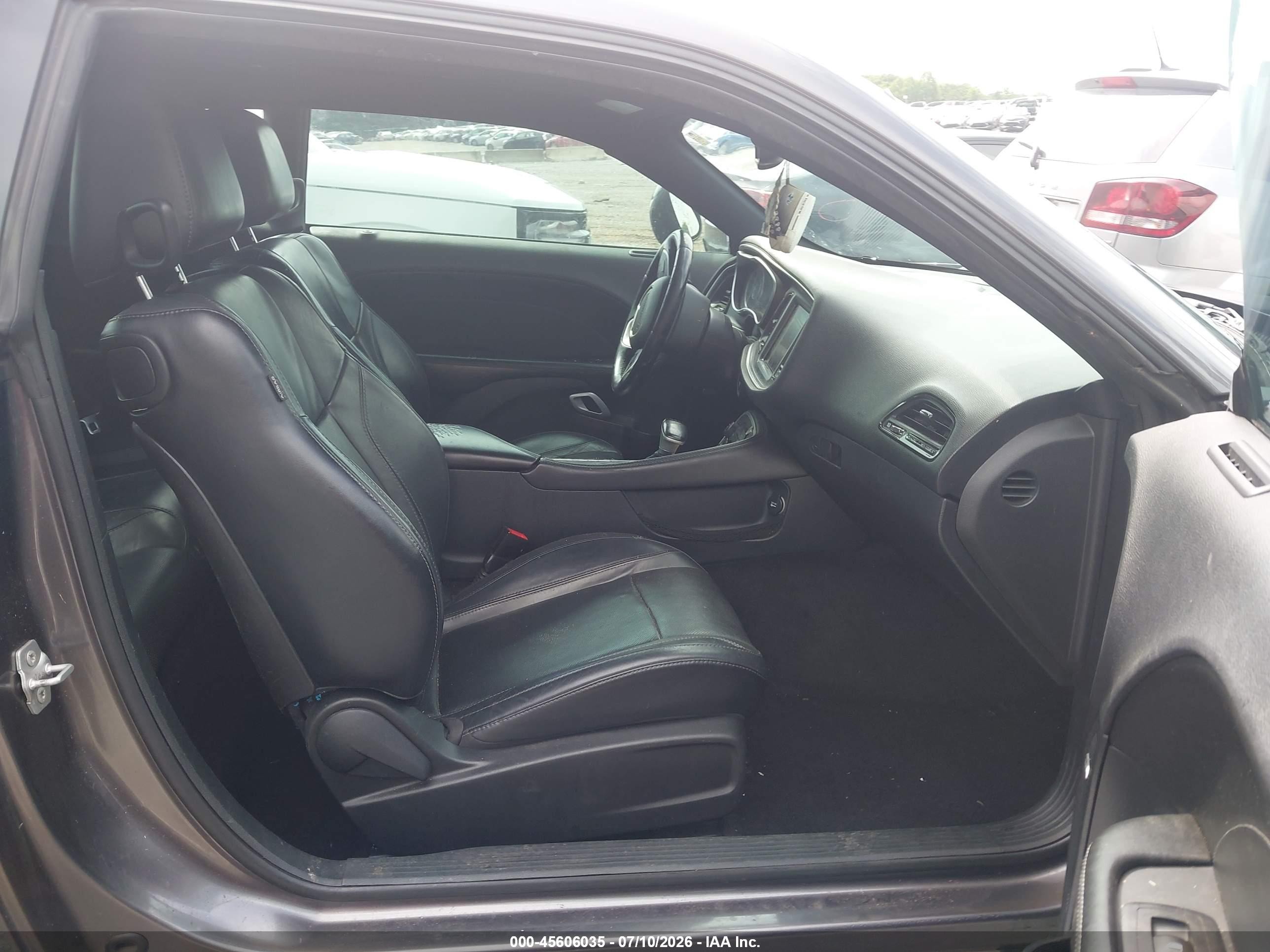 2015 Dodge Challenger Sxt Plus Or R/t Gray vin: 2C3CDZBG7FH833660