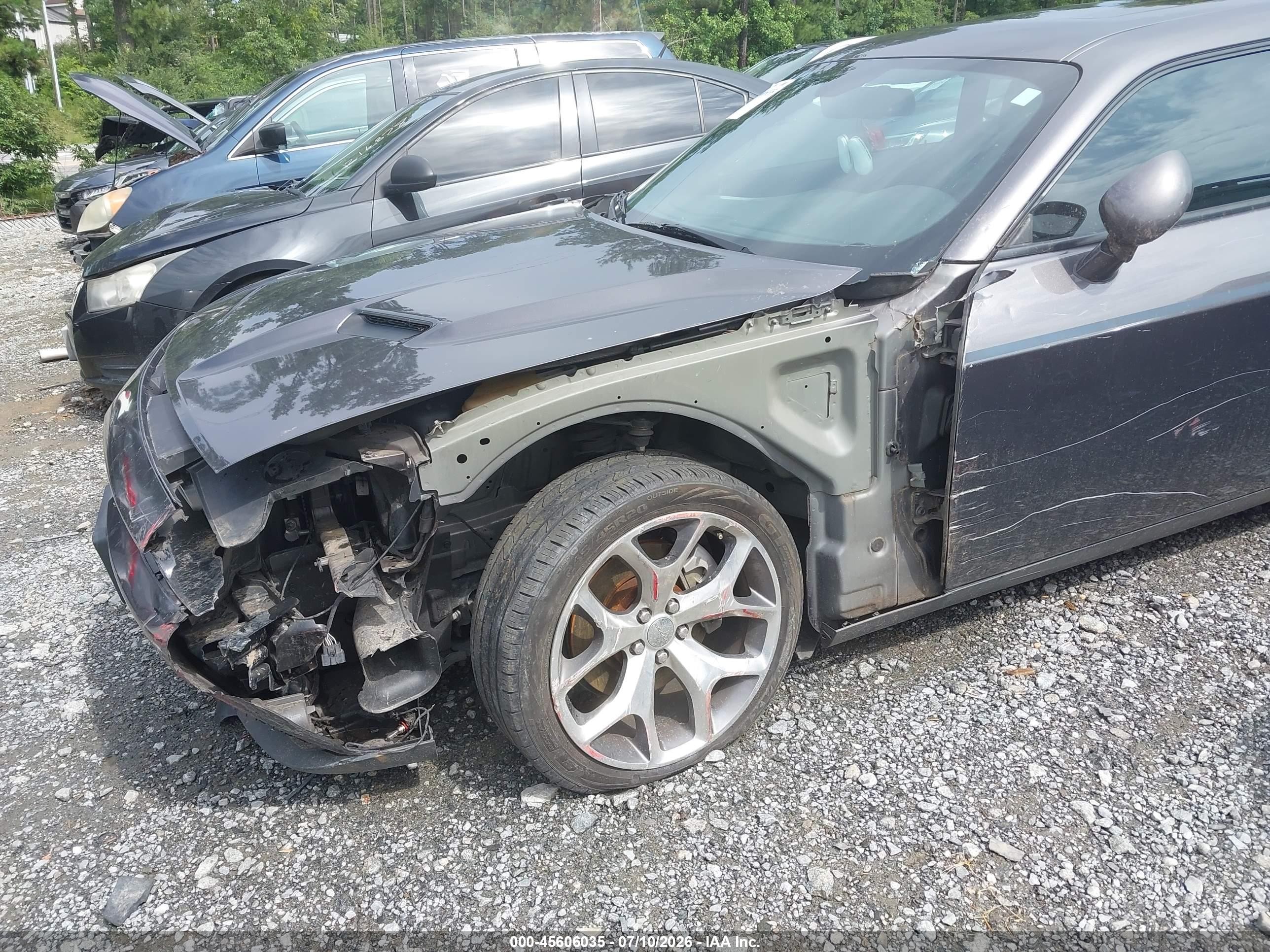 2015 Dodge Challenger Sxt Plus Or R/t Gray vin: 2C3CDZBG7FH833660