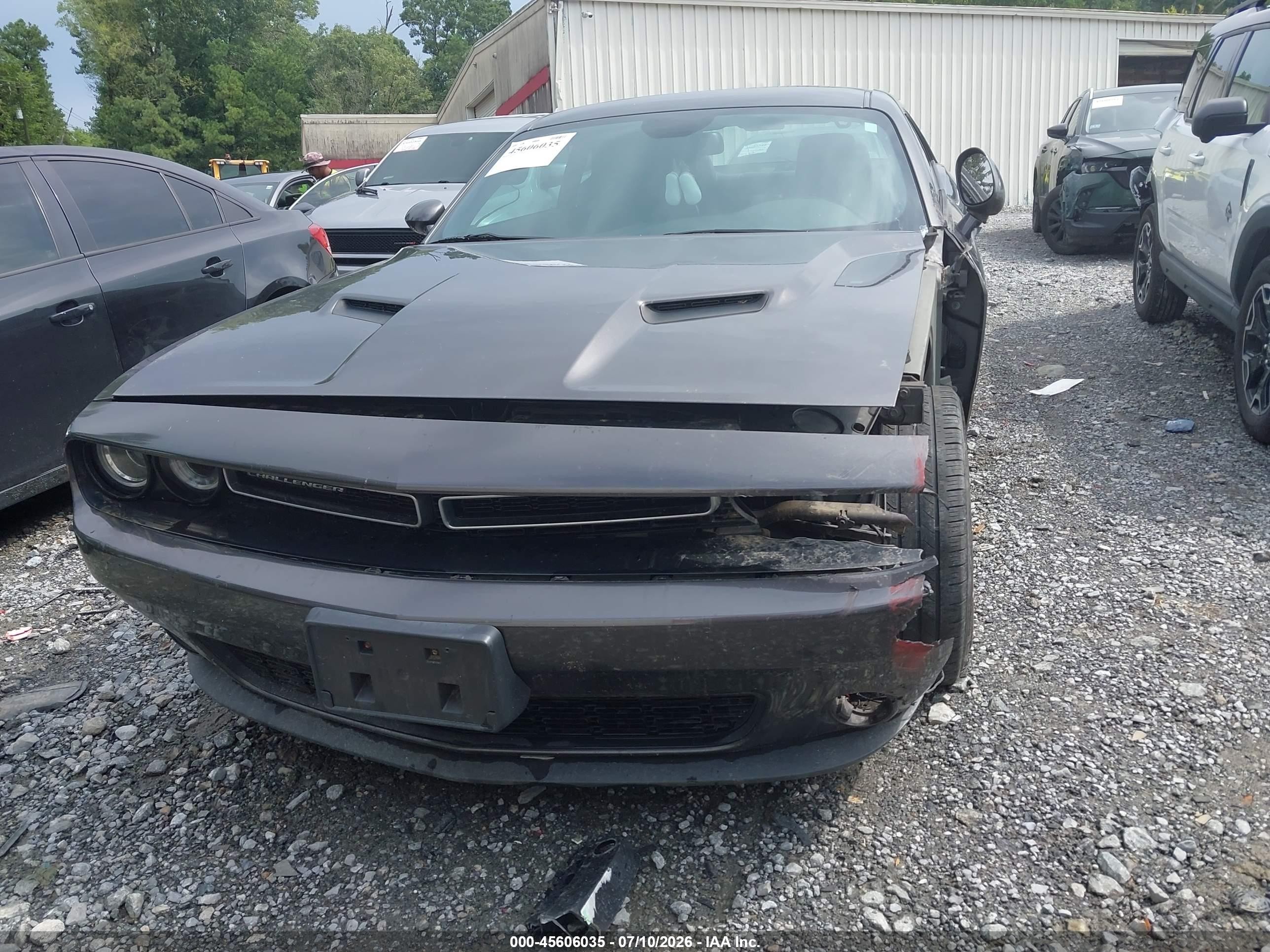 2015 Dodge Challenger Sxt Plus Or R/t Gray vin: 2C3CDZBG7FH833660