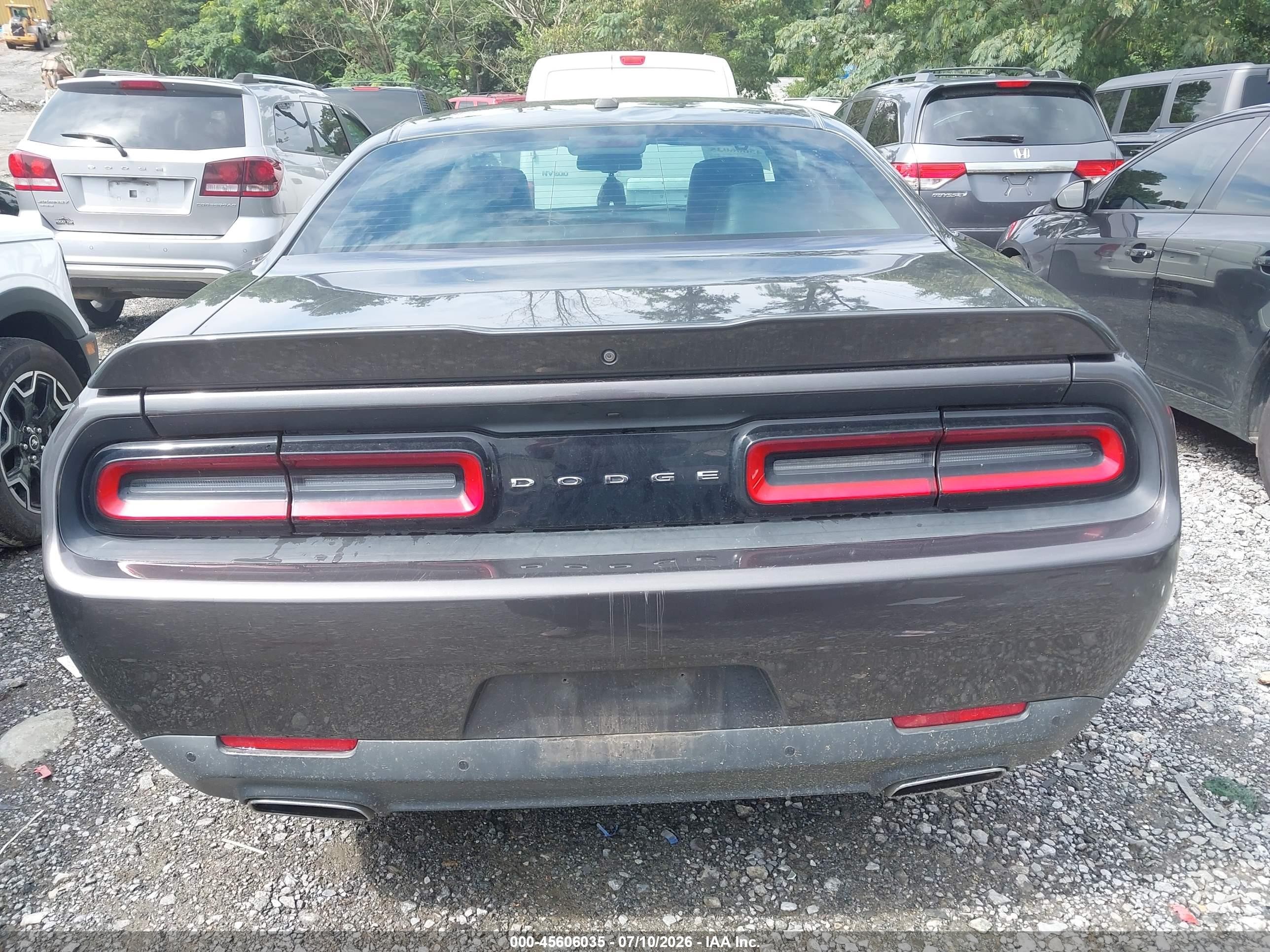 2015 Dodge Challenger Sxt Plus Or R/t Gray vin: 2C3CDZBG7FH833660
