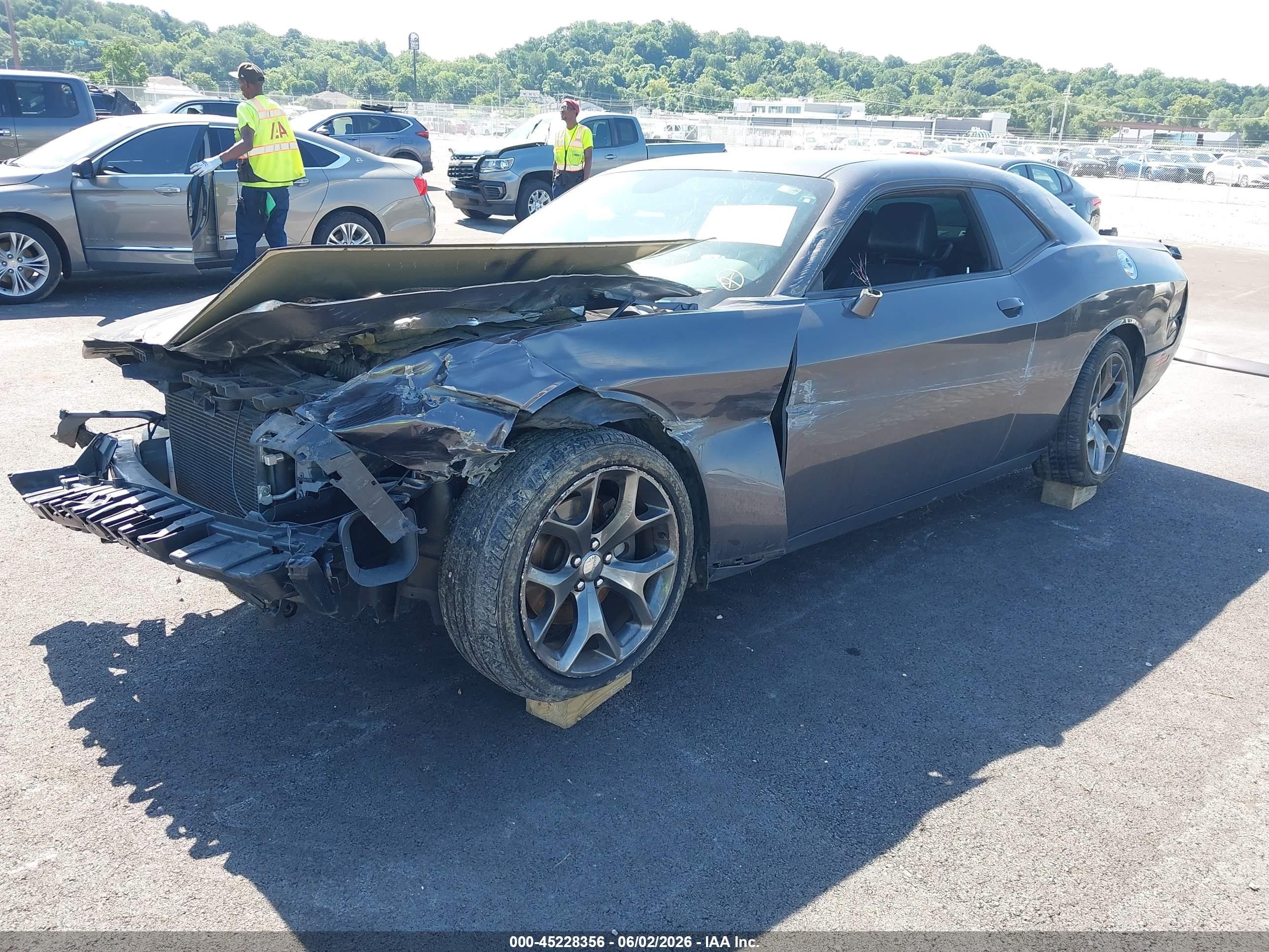 2015 Dodge Challenger Sxt Plus Gray vin: 2C3CDZBG8FH861550