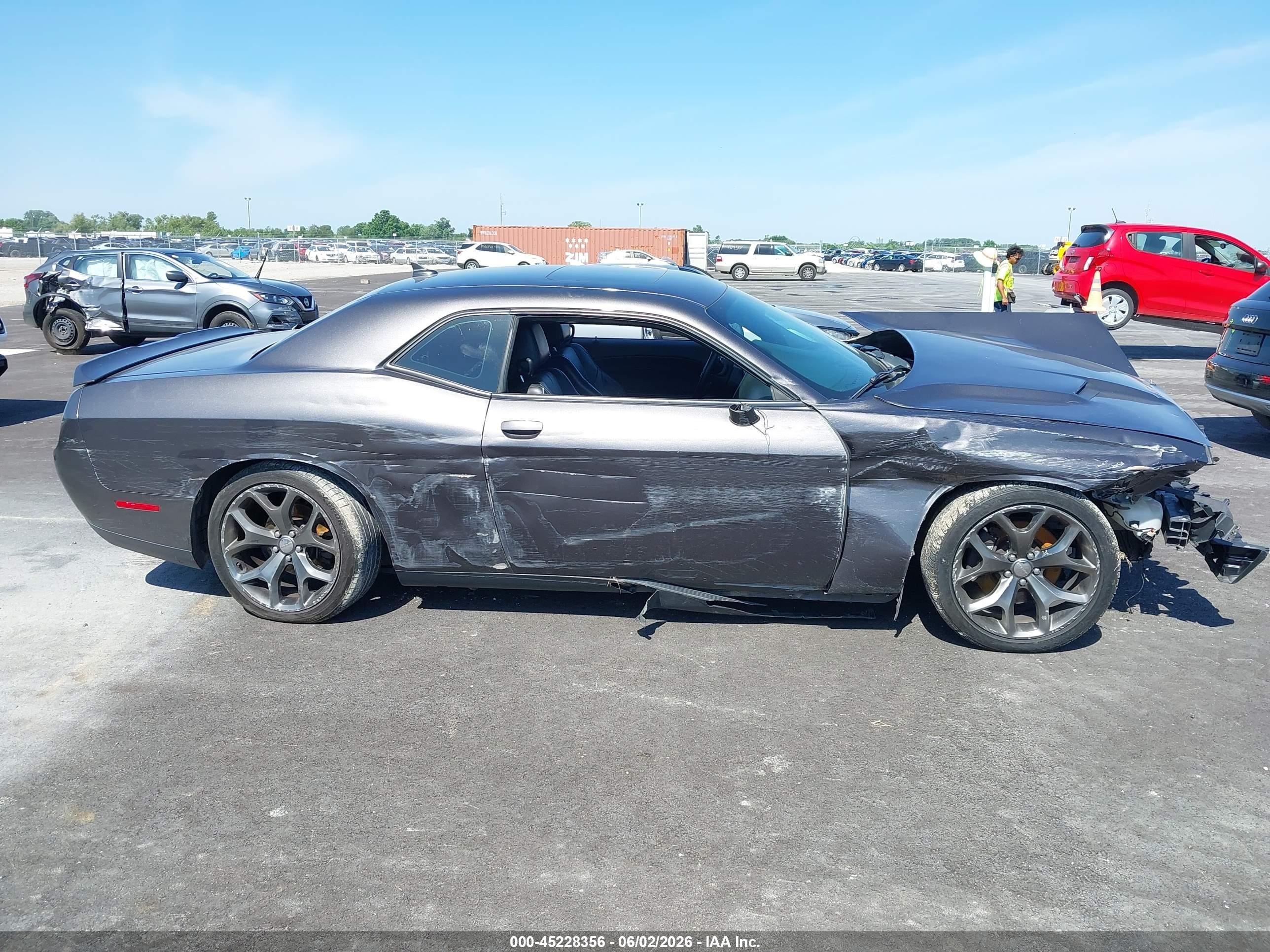 2015 Dodge Challenger Sxt Plus Gray vin: 2C3CDZBG8FH861550