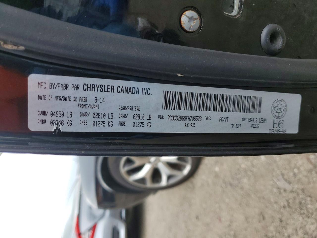 2015 Dodge Challenger Sxt Plus Black vin: 2C3CDZBG9FH706523