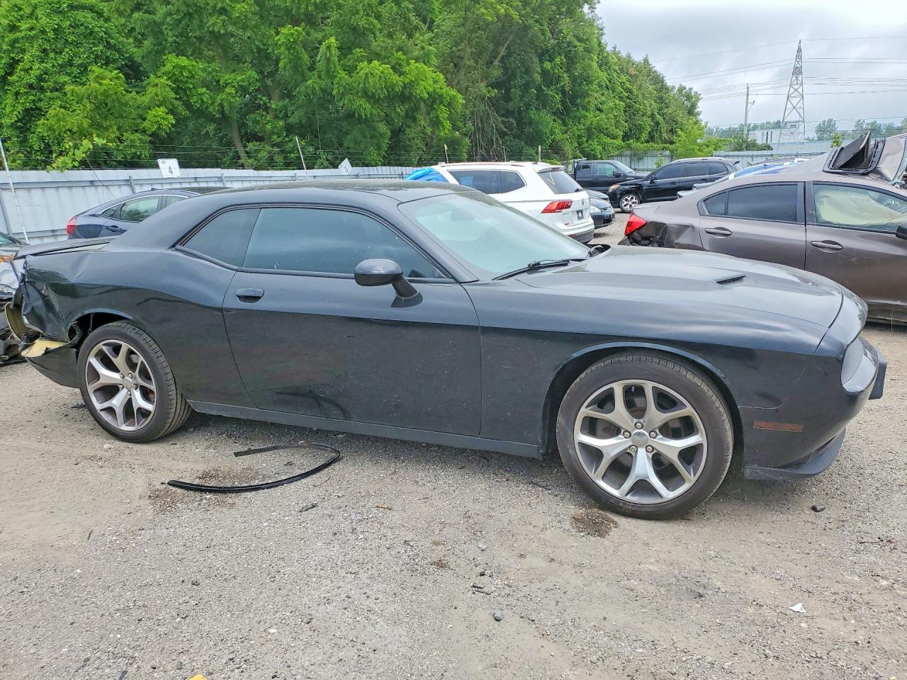 2015 Dodge Challenger Sxt Plus Black vin: 2C3CDZBG9FH706523