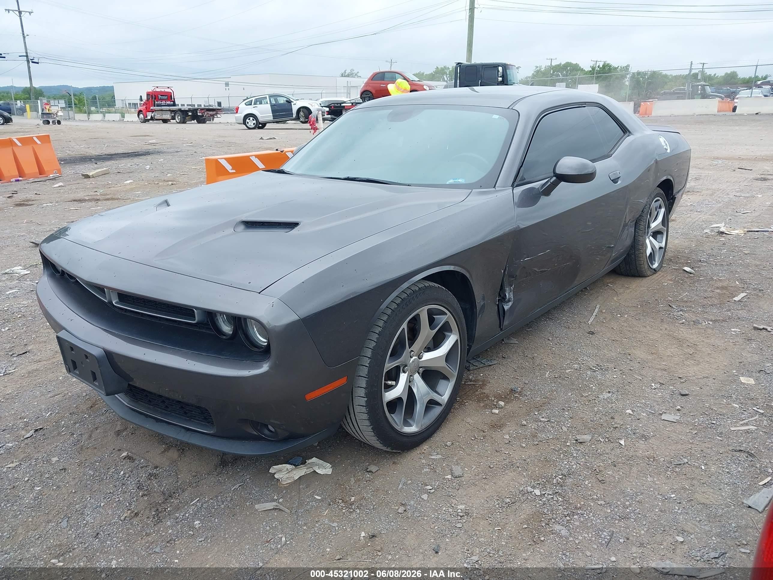 2015 Dodge Challenger Sxt Plus Gray vin: 2C3CDZBG9FH724651