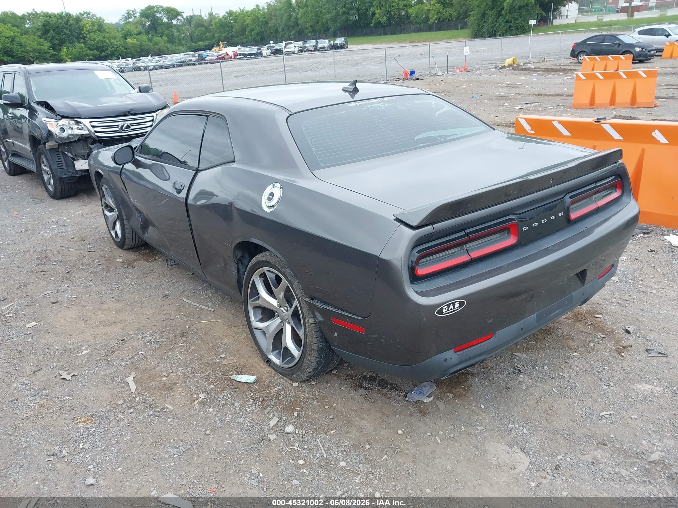 2015 Dodge Challenger Sxt Plus Gray vin: 2C3CDZBG9FH724651