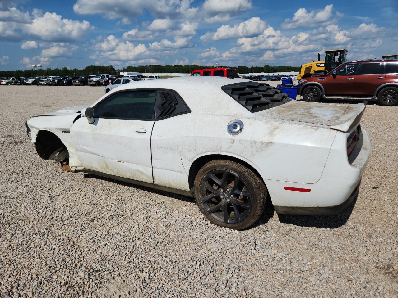 2015 Dodge Challenger Sxt Plus White vin: 2C3CDZBT0FH846540 Damage: Rear Bumper/Cover, Scraped, 3 To 4 Inches