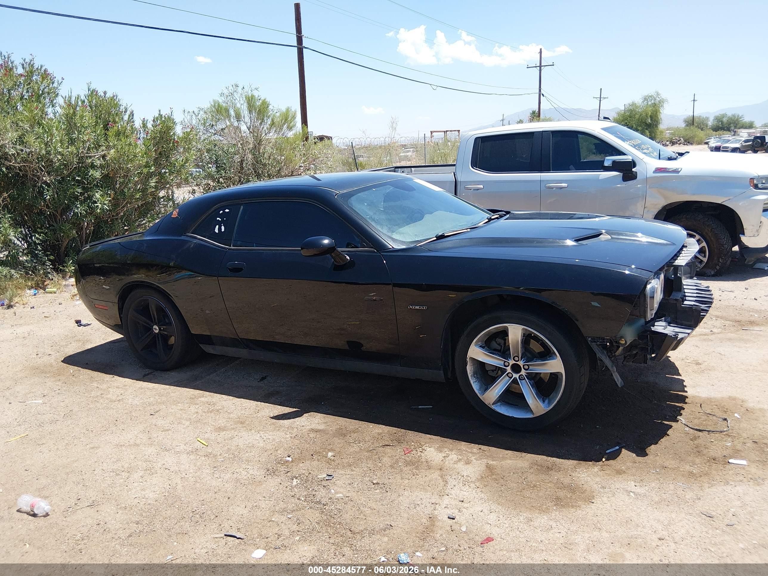 2017 Dodge Challenger R/t Black vin: 2C3CDZBT0HH578110