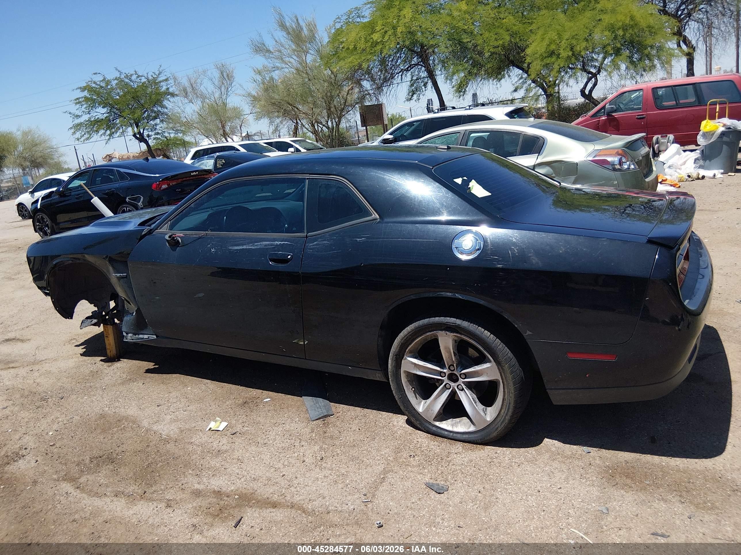 2017 Dodge Challenger R/t Black vin: 2C3CDZBT0HH578110