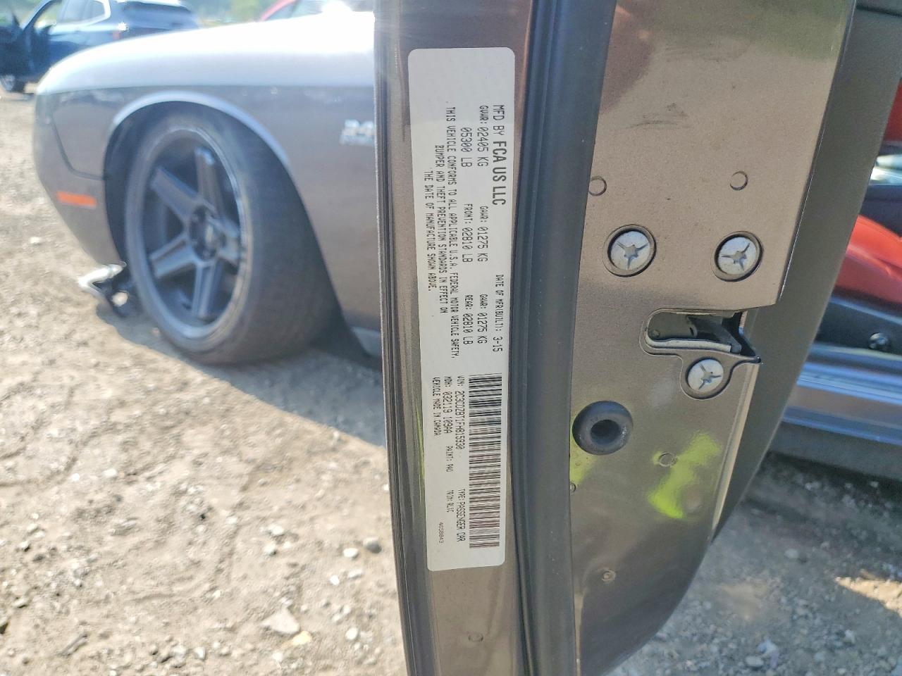 2015 Dodge Challenger Sxt Plus Gray vin: 2C3CDZBT1FH815930