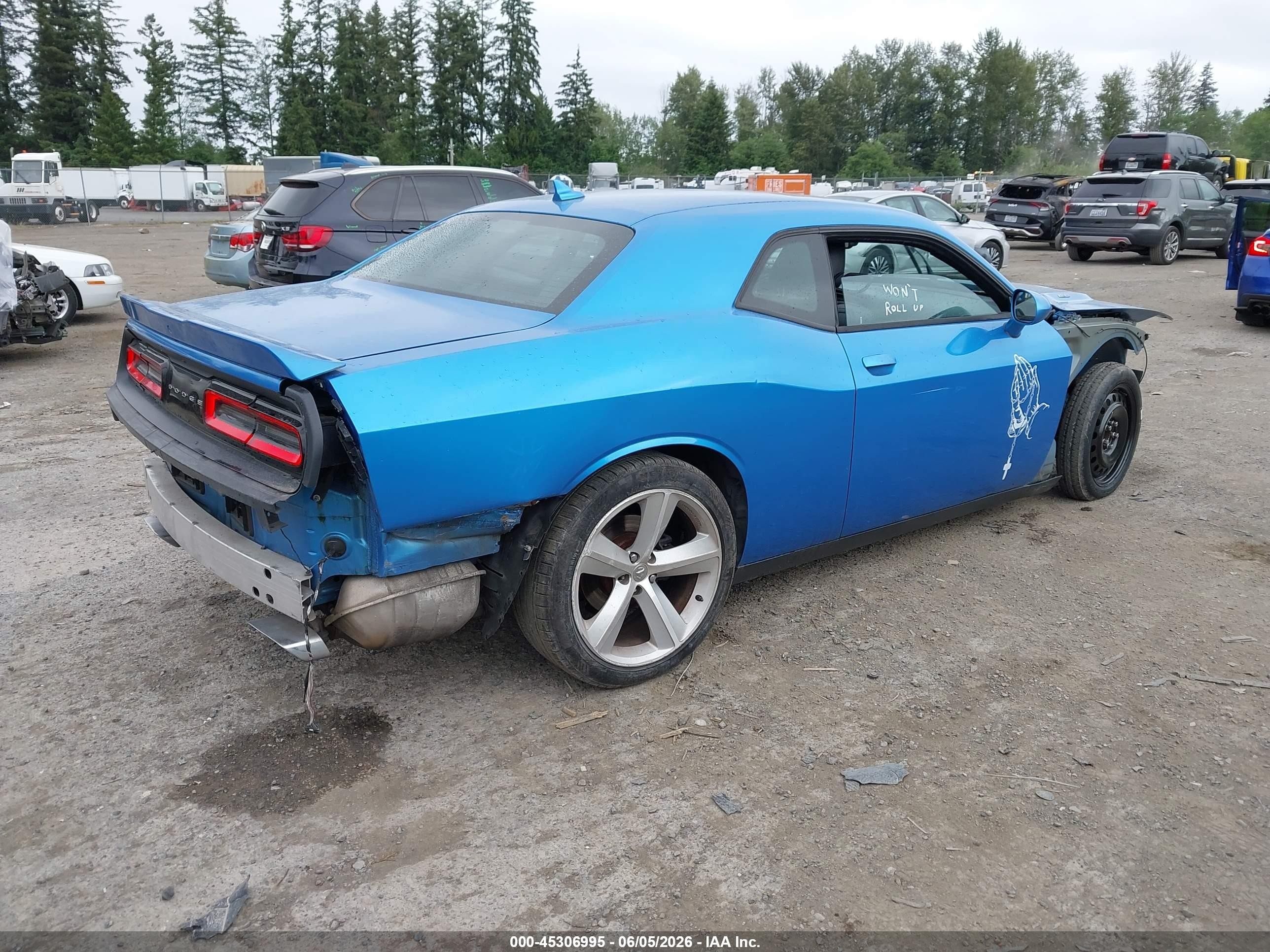 2015 Dodge Challenger R/t Plus Синий vin: 2C3CDZBT1FH816656