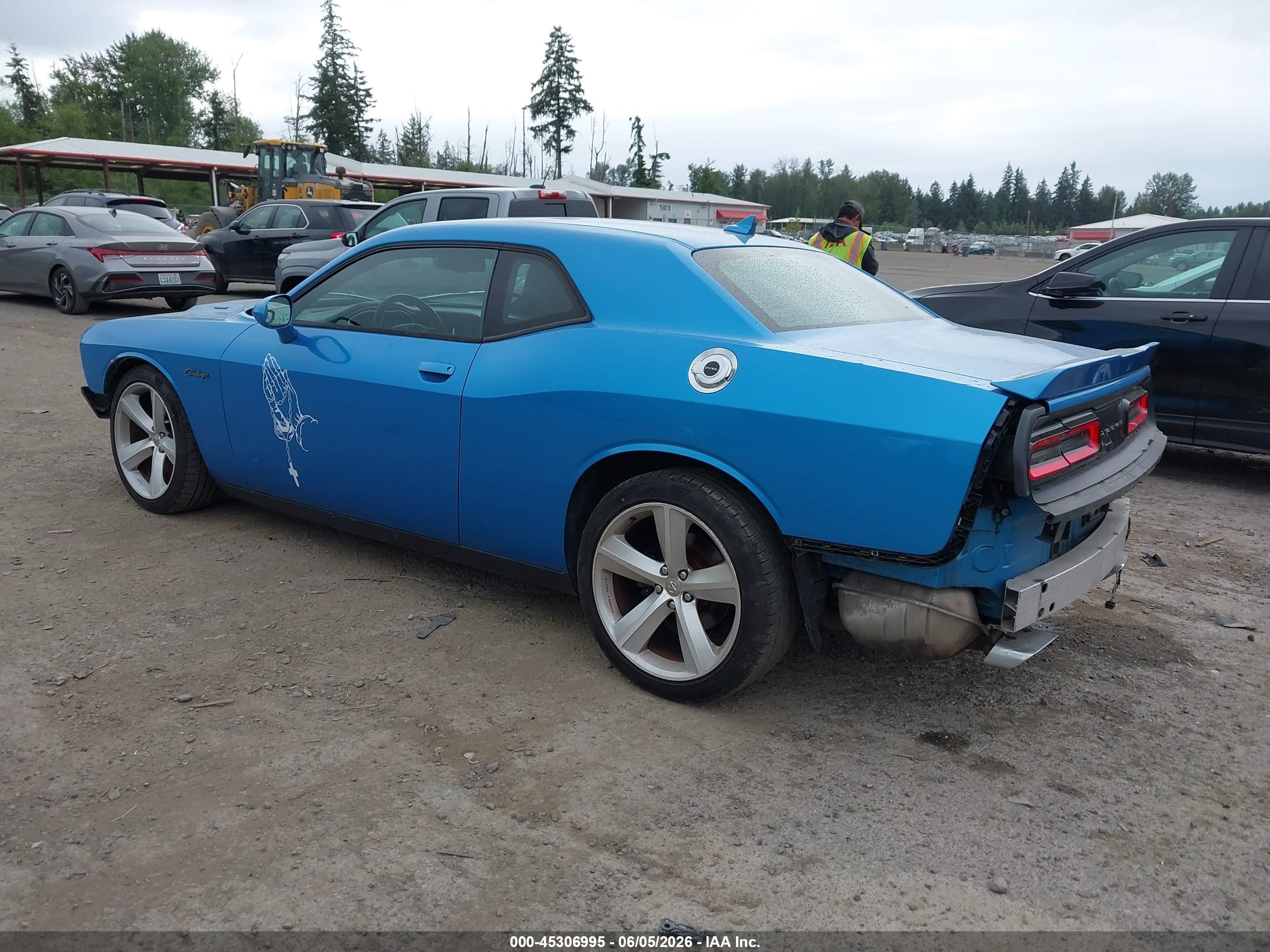 2015 Dodge Challenger R/t Plus Синий vin: 2C3CDZBT1FH816656