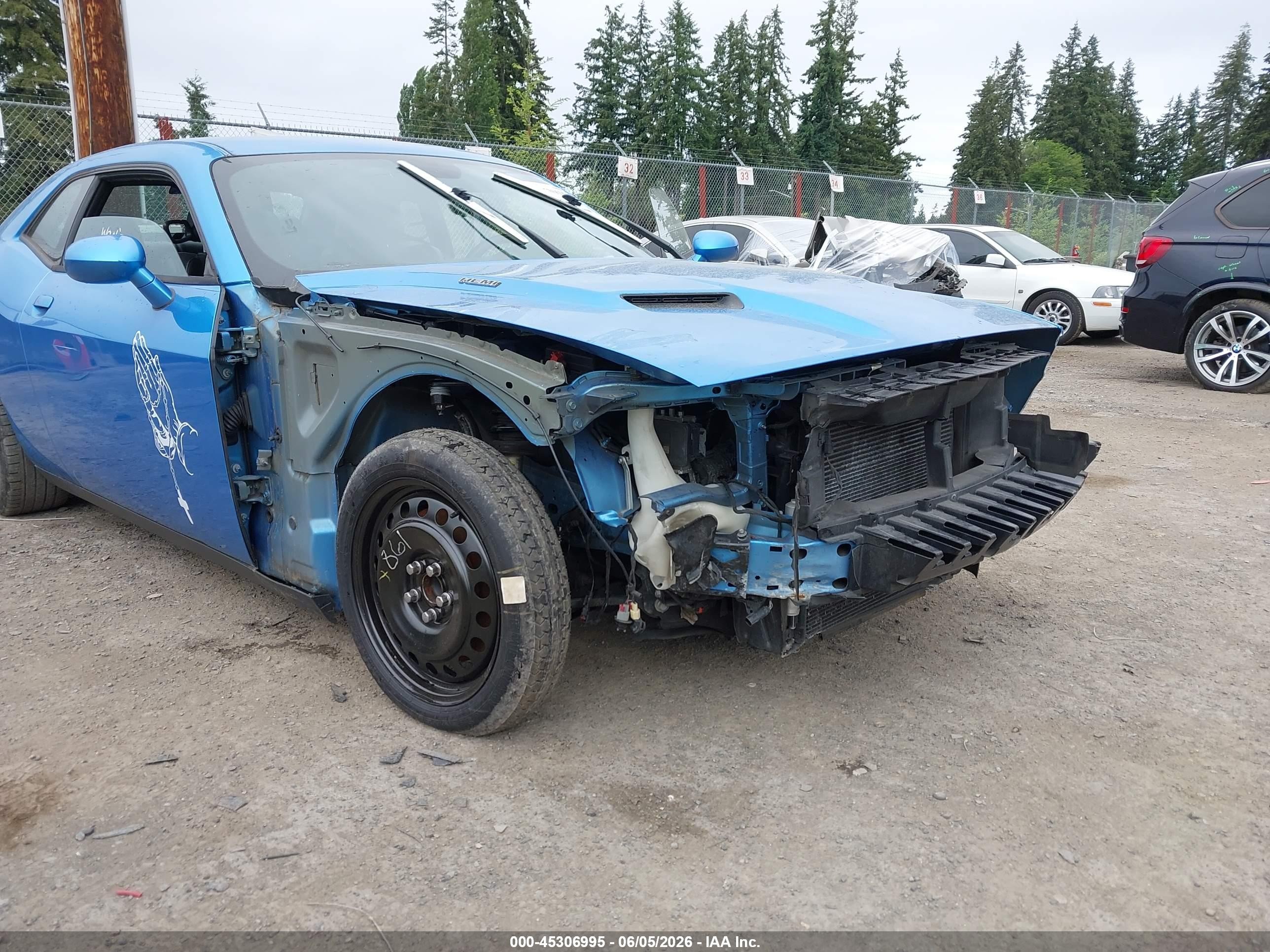 2015 Dodge Challenger R/t Plus Синий vin: 2C3CDZBT1FH816656