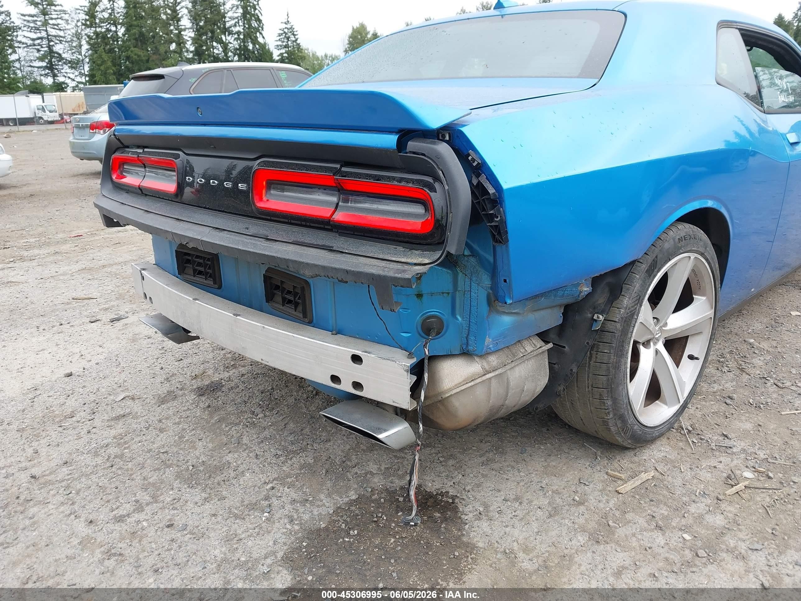 2015 Dodge Challenger R/t Plus Синий vin: 2C3CDZBT1FH816656