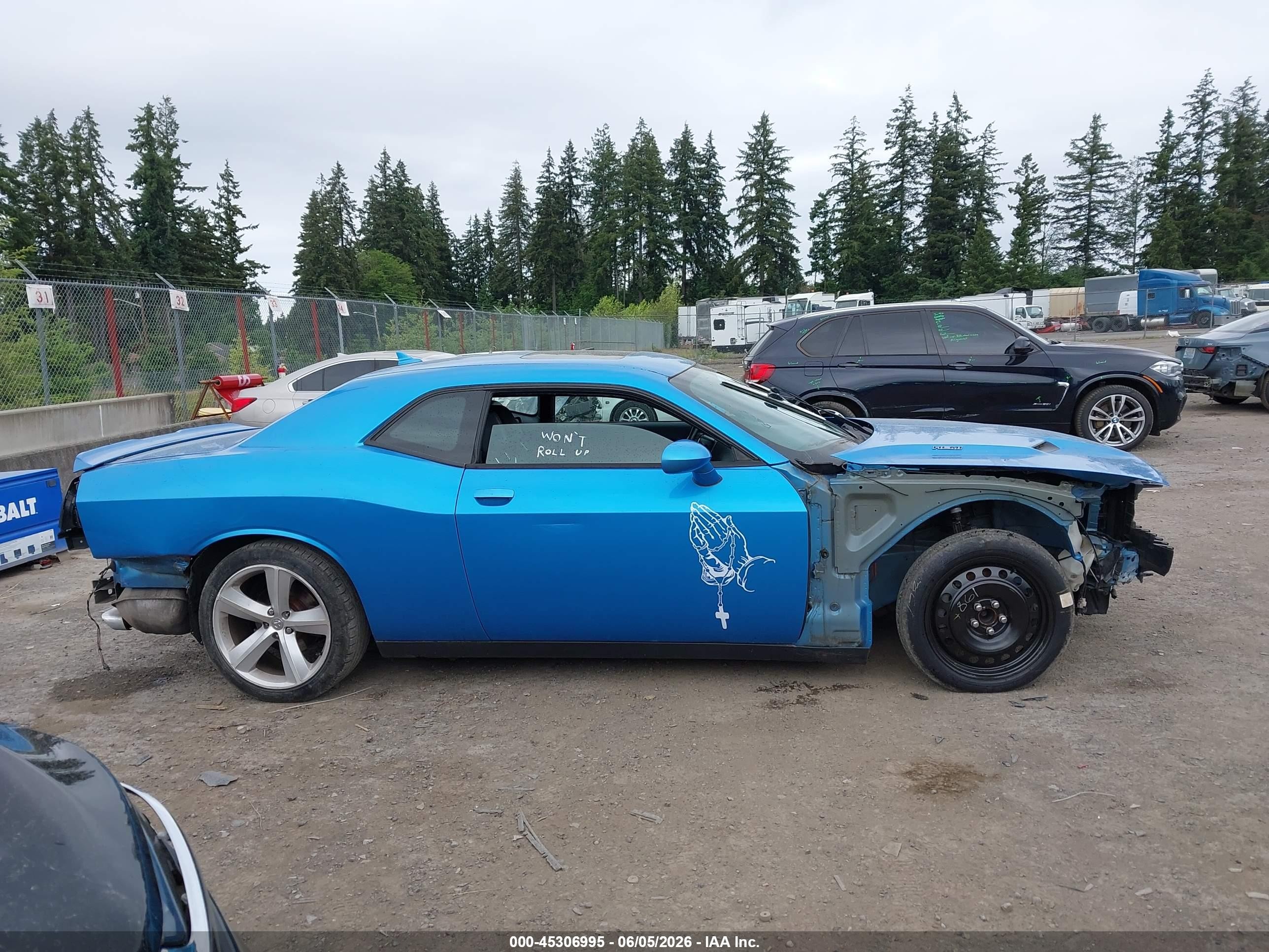2015 Dodge Challenger R/t Plus Синий vin: 2C3CDZBT1FH816656