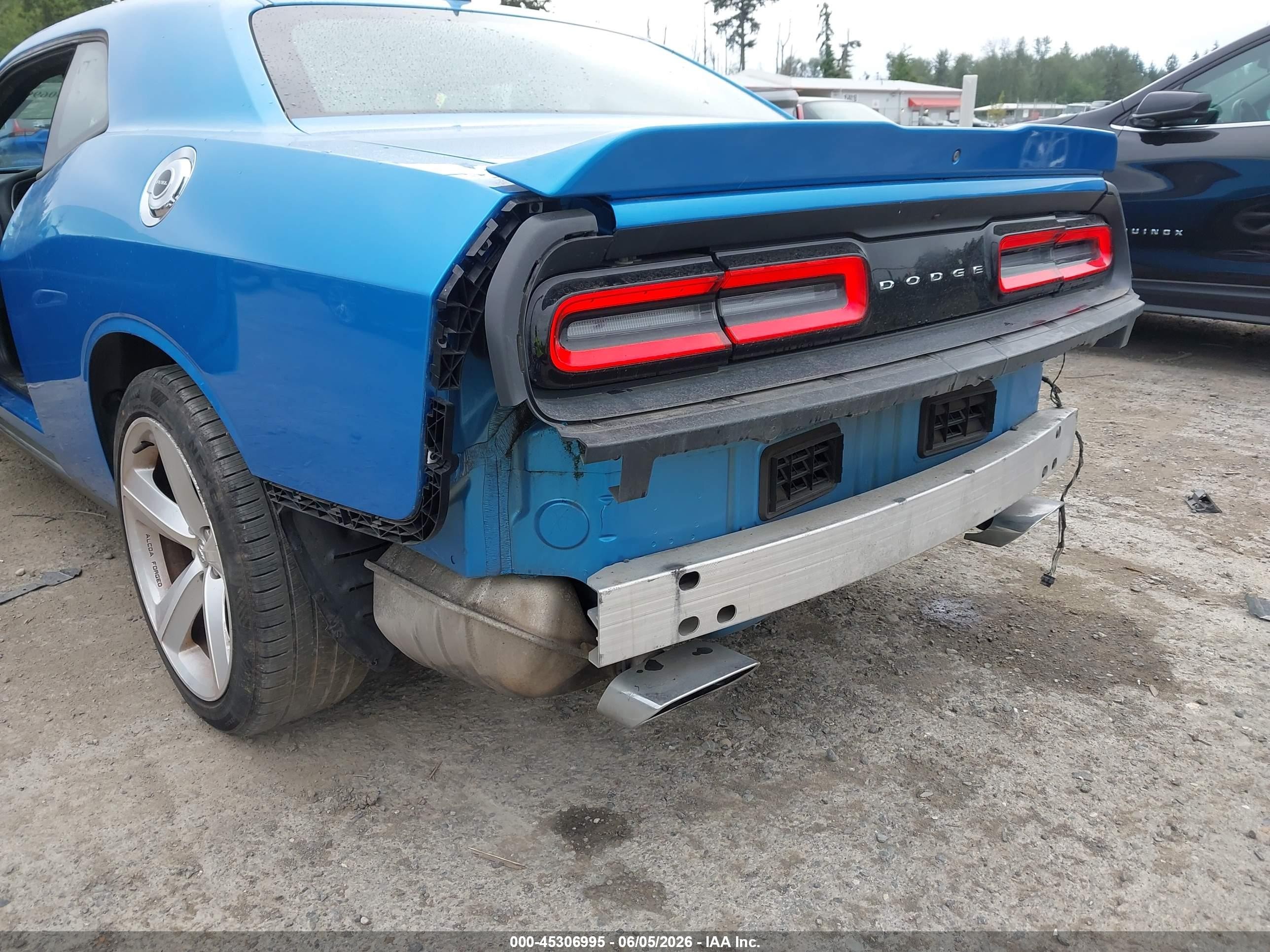 2015 Dodge Challenger R/t Plus Синий vin: 2C3CDZBT1FH816656