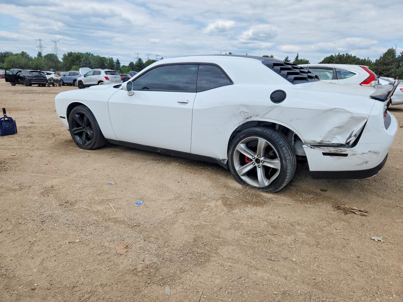 2017 Dodge Challenger R/t Белый vin: 2C3CDZBT1HH578021