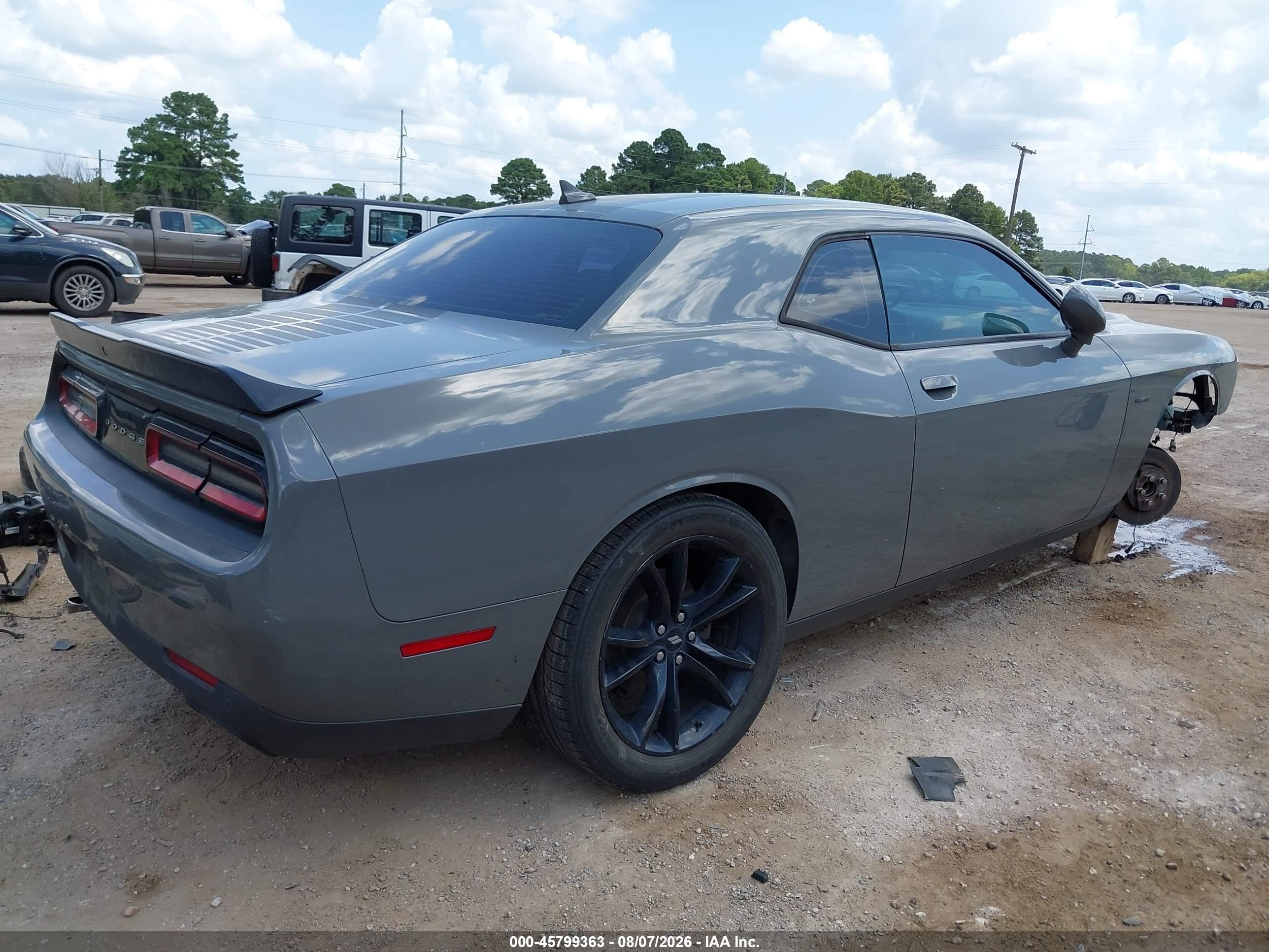 2017 Dodge Challenger R/t Gray vin: 2C3CDZBT1HH592694