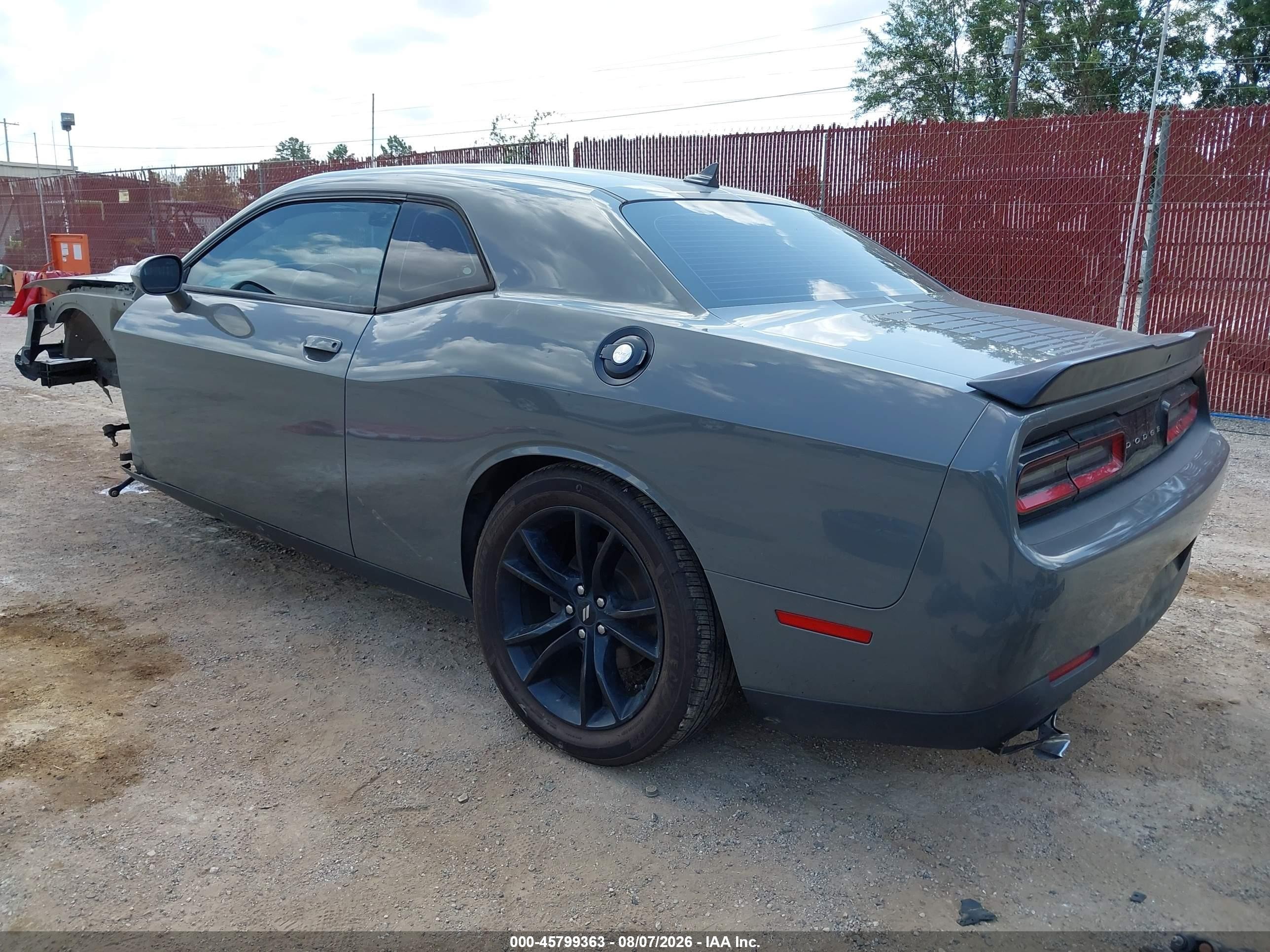 2017 Dodge Challenger R/t Gray vin: 2C3CDZBT1HH592694
