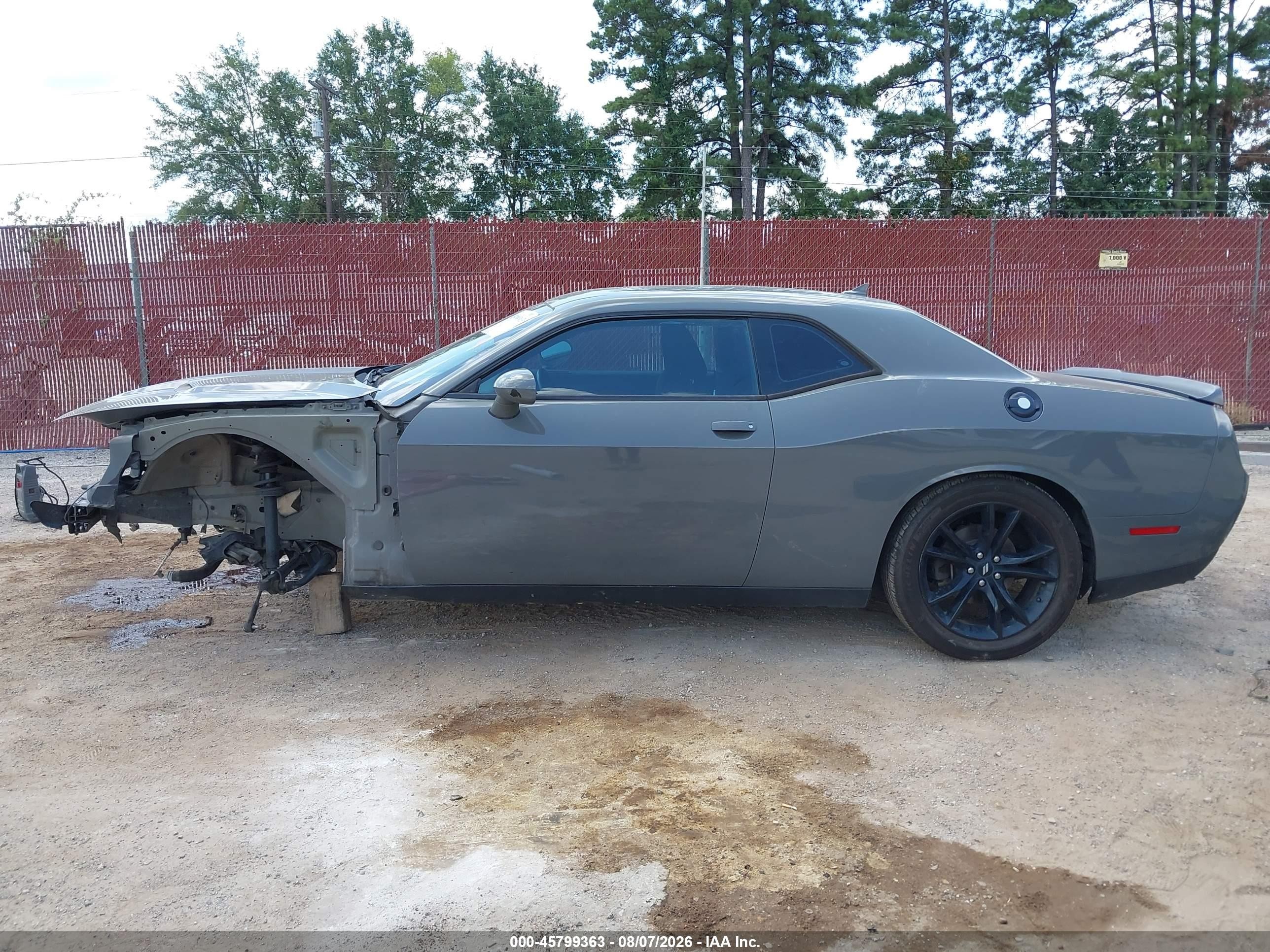2017 Dodge Challenger R/t Gray vin: 2C3CDZBT1HH592694