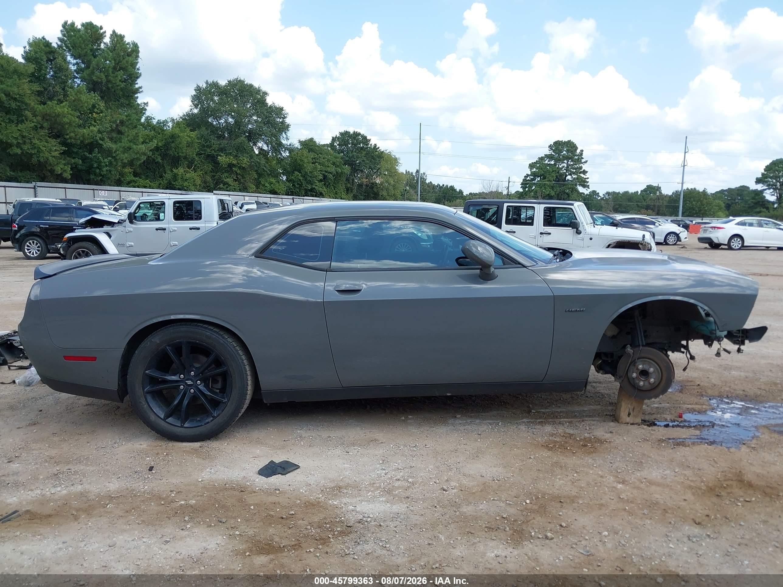2017 Dodge Challenger R/t Gray vin: 2C3CDZBT1HH592694