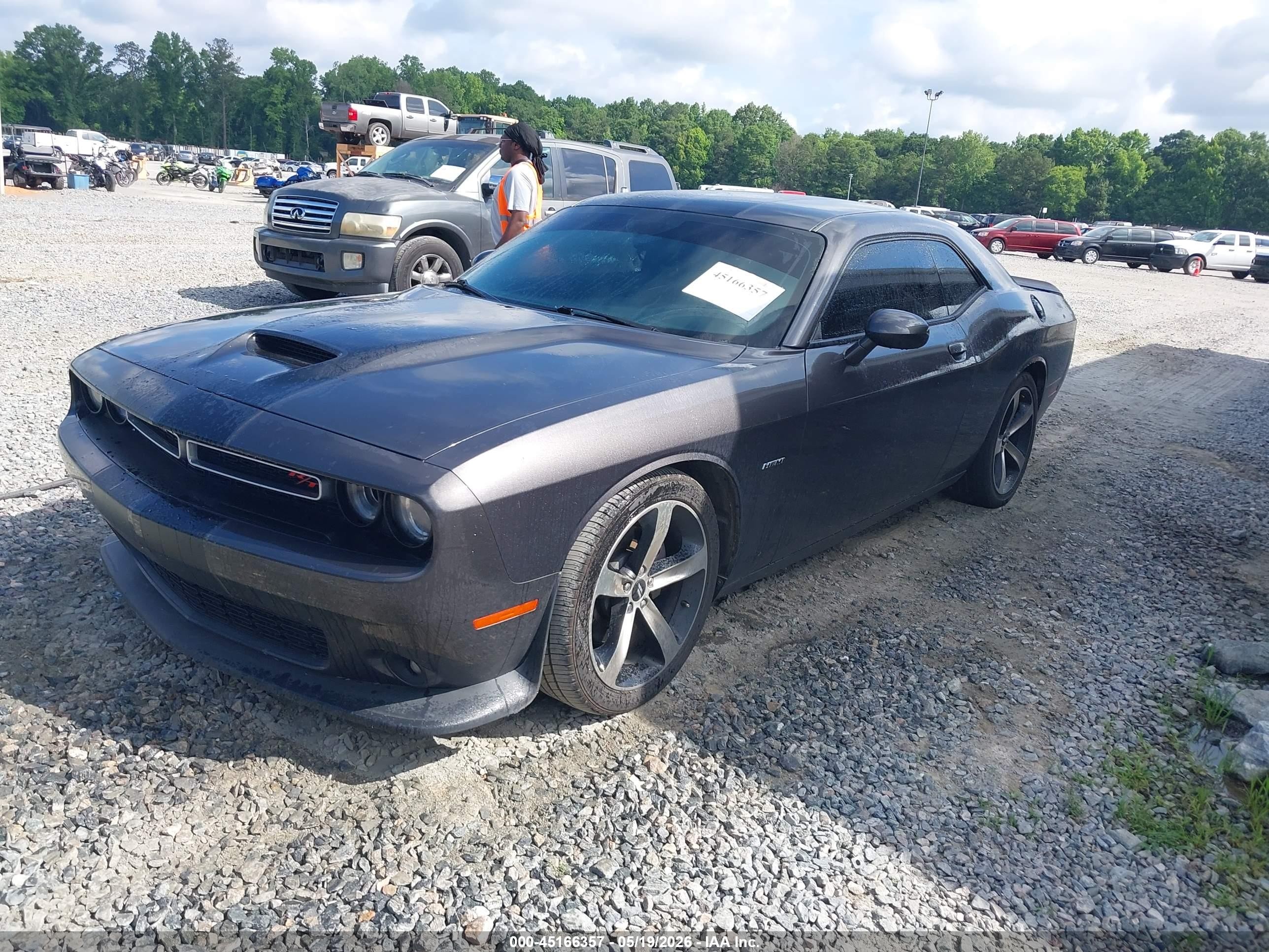 2019 Dodge Challenger R/t Black vin: 2C3CDZBT1KH629315