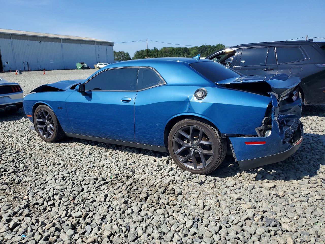 2023 Dodge Challenger R/t Синий vin: 2C3CDZBT1PH628897
