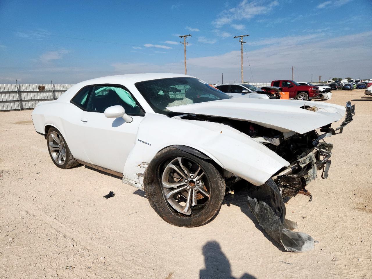 2021 Dodge Challenger R Белый vin: 2C3CDZBT2MH526522