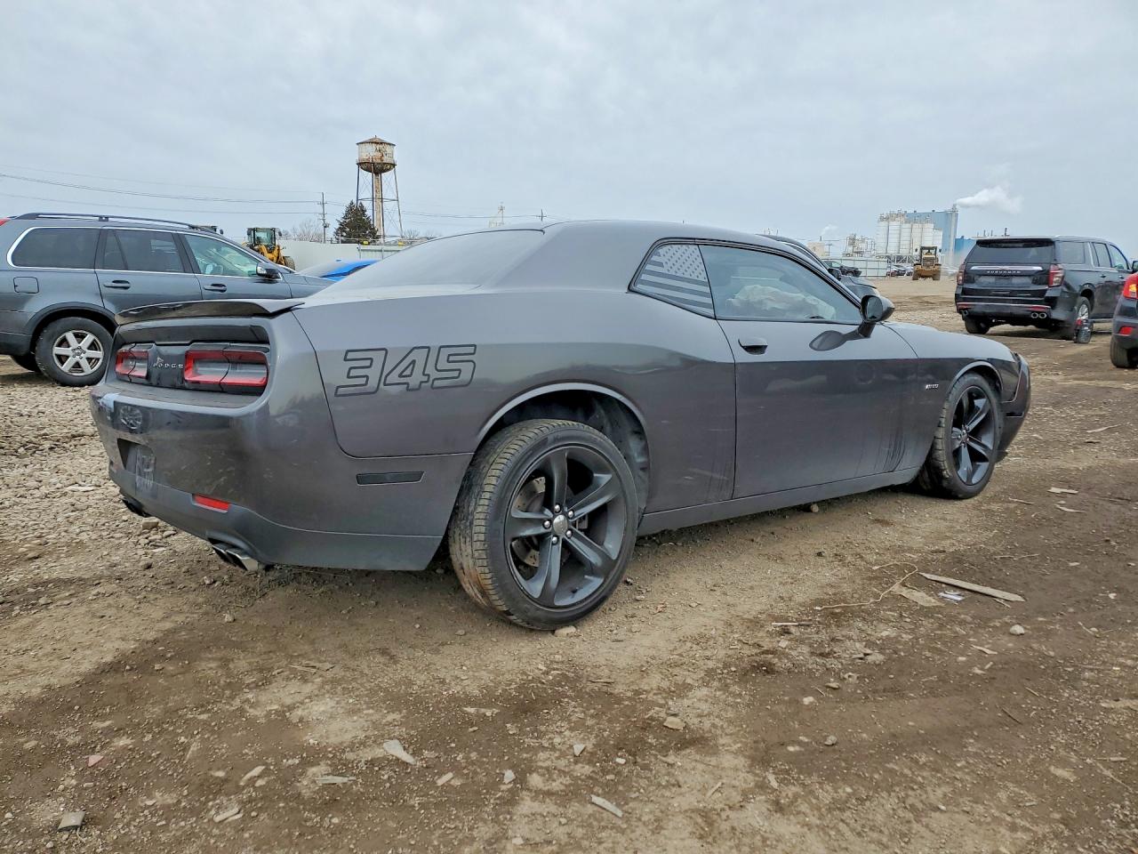 2016 Dodge Challenger R Gray vin: 2C3CDZBT3GH353789