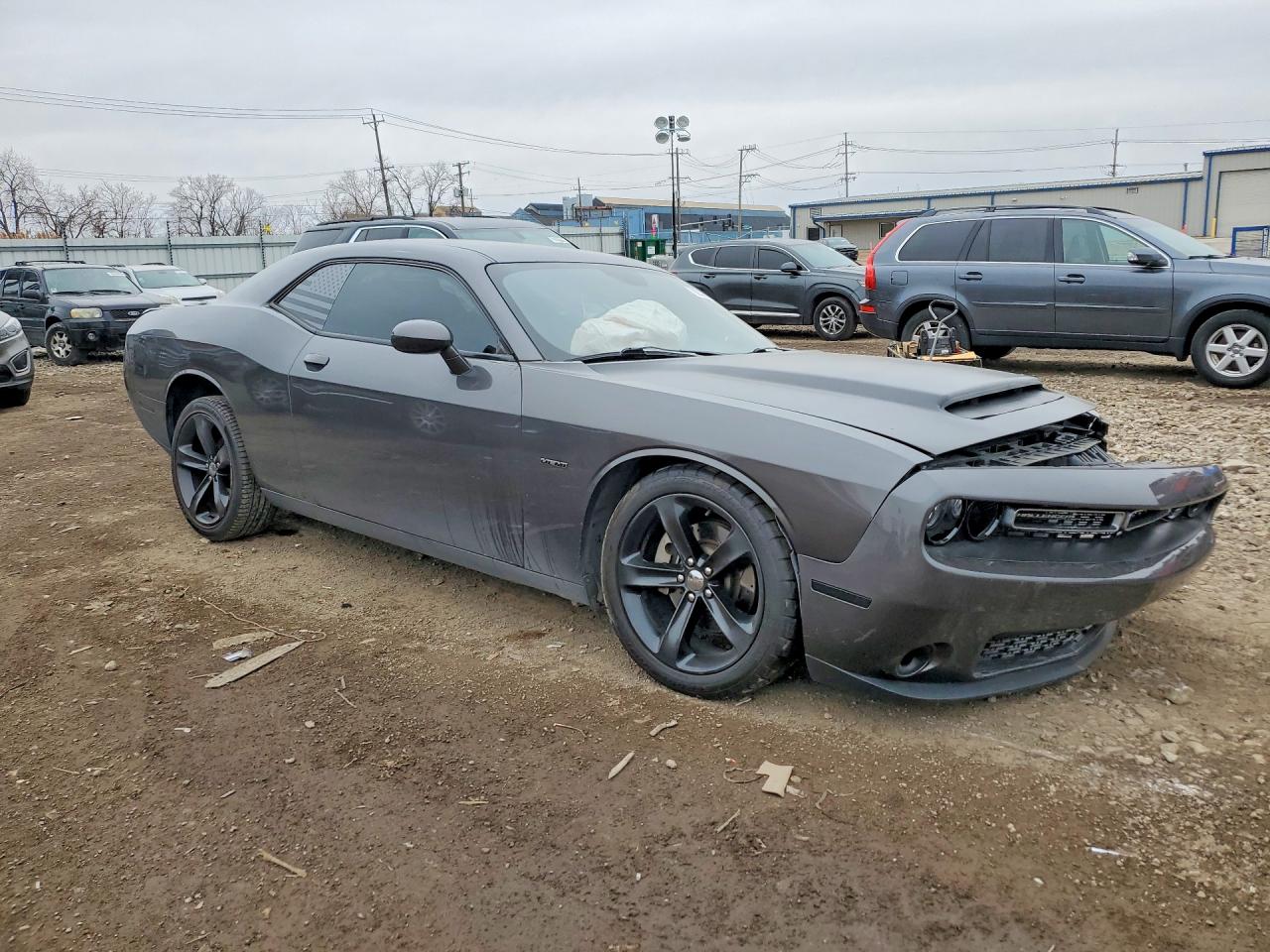 2016 Dodge Challenger R Gray vin: 2C3CDZBT3GH353789