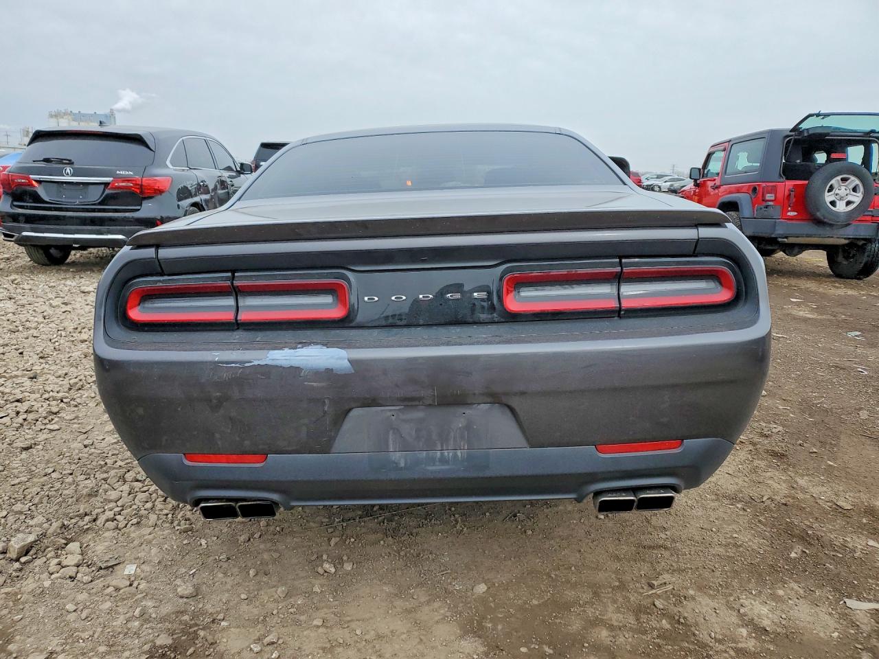 2016 Dodge Challenger R Gray vin: 2C3CDZBT3GH353789
