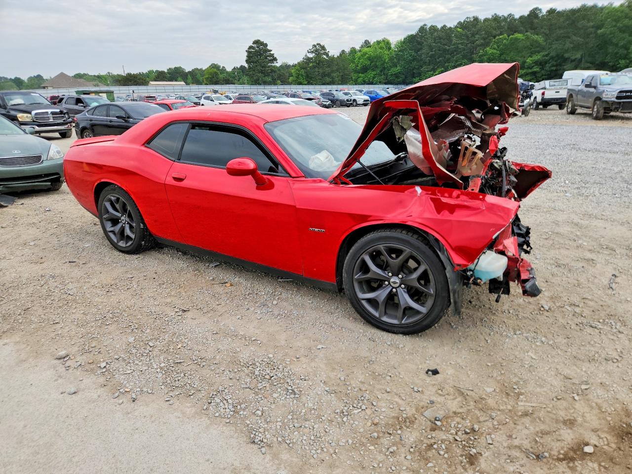 2019 Dodge Challenger R Red vin: 2C3CDZBT3KH573703