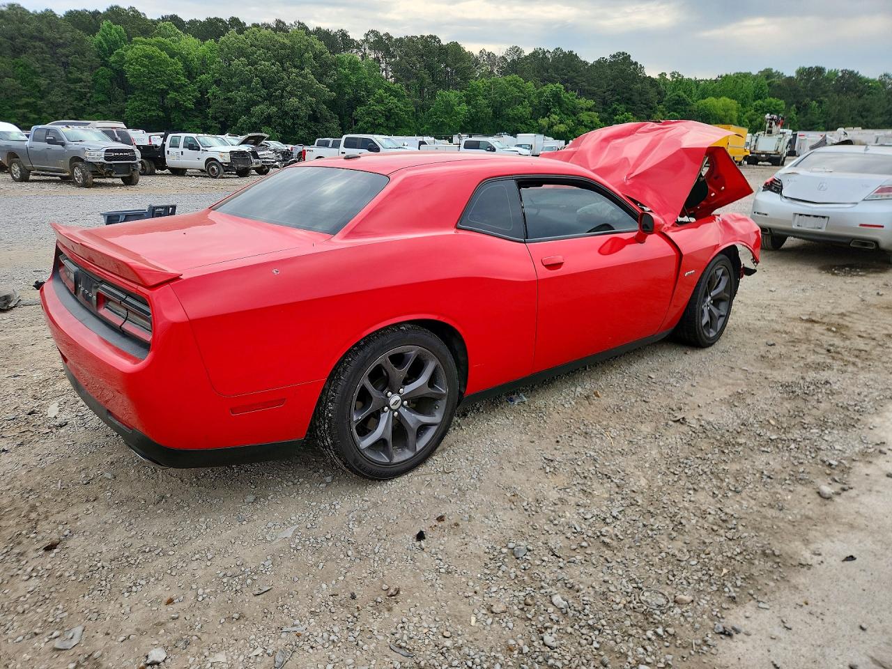 2019 Dodge Challenger R Red vin: 2C3CDZBT3KH573703