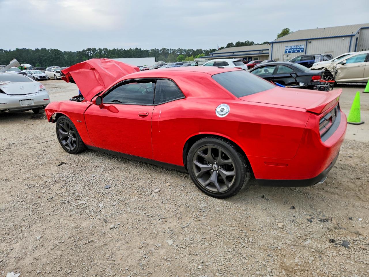 2019 Dodge Challenger R Red vin: 2C3CDZBT3KH573703