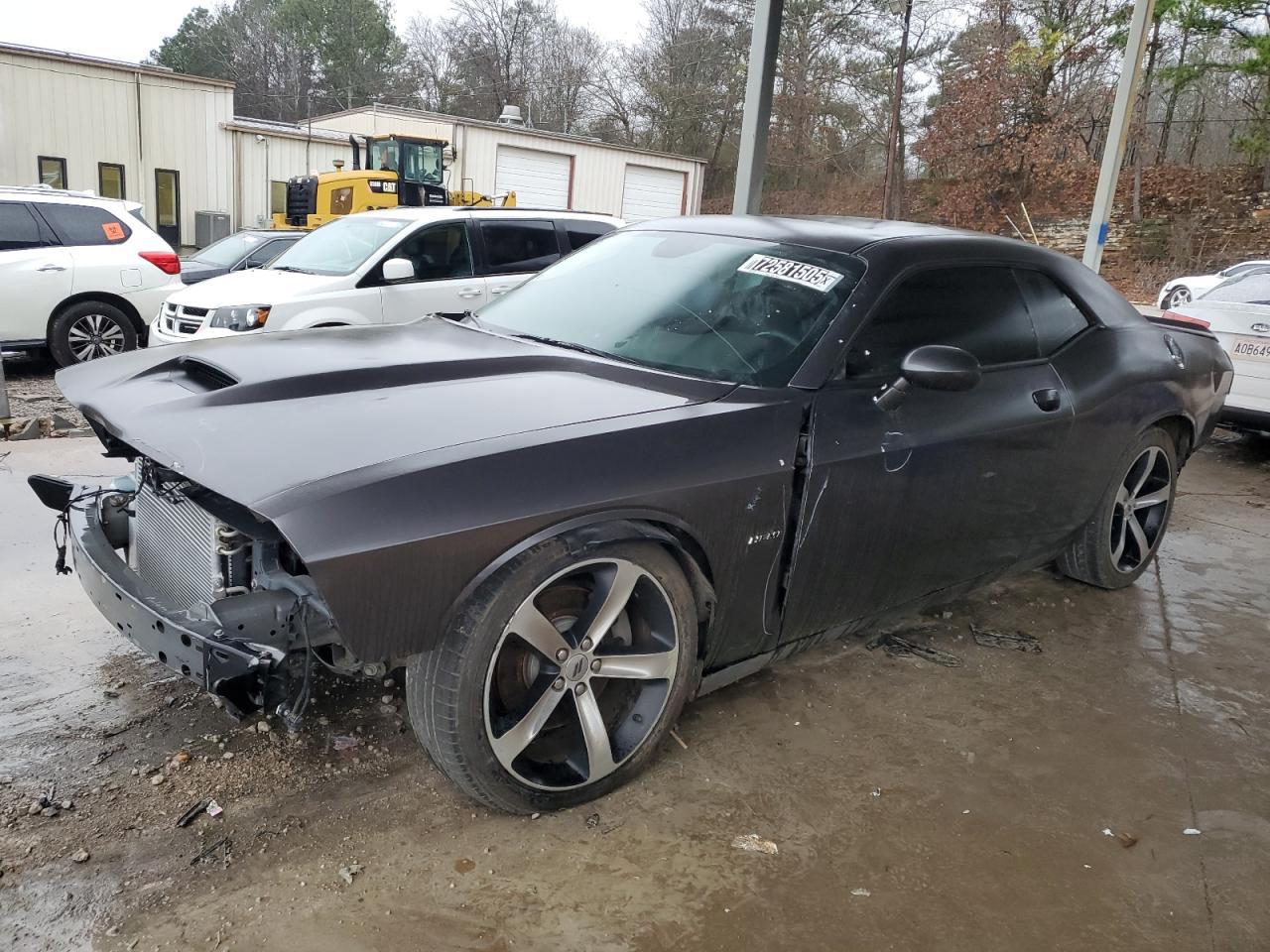 2019 Dodge Challenger R/t Black vin: 2C3CDZBT3KH641420 Damage: Left Front Fender, Dent(S) W/ Paint Dmg, > 12 Inches