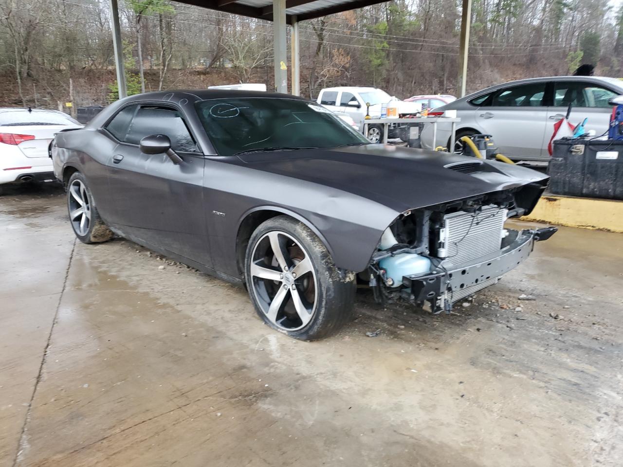 2019 Dodge Challenger R/t Black vin: 2C3CDZBT3KH641420 Damage: Right Front Door, Dent(S) W/ Paint Dmg, 2 To 3 Inches