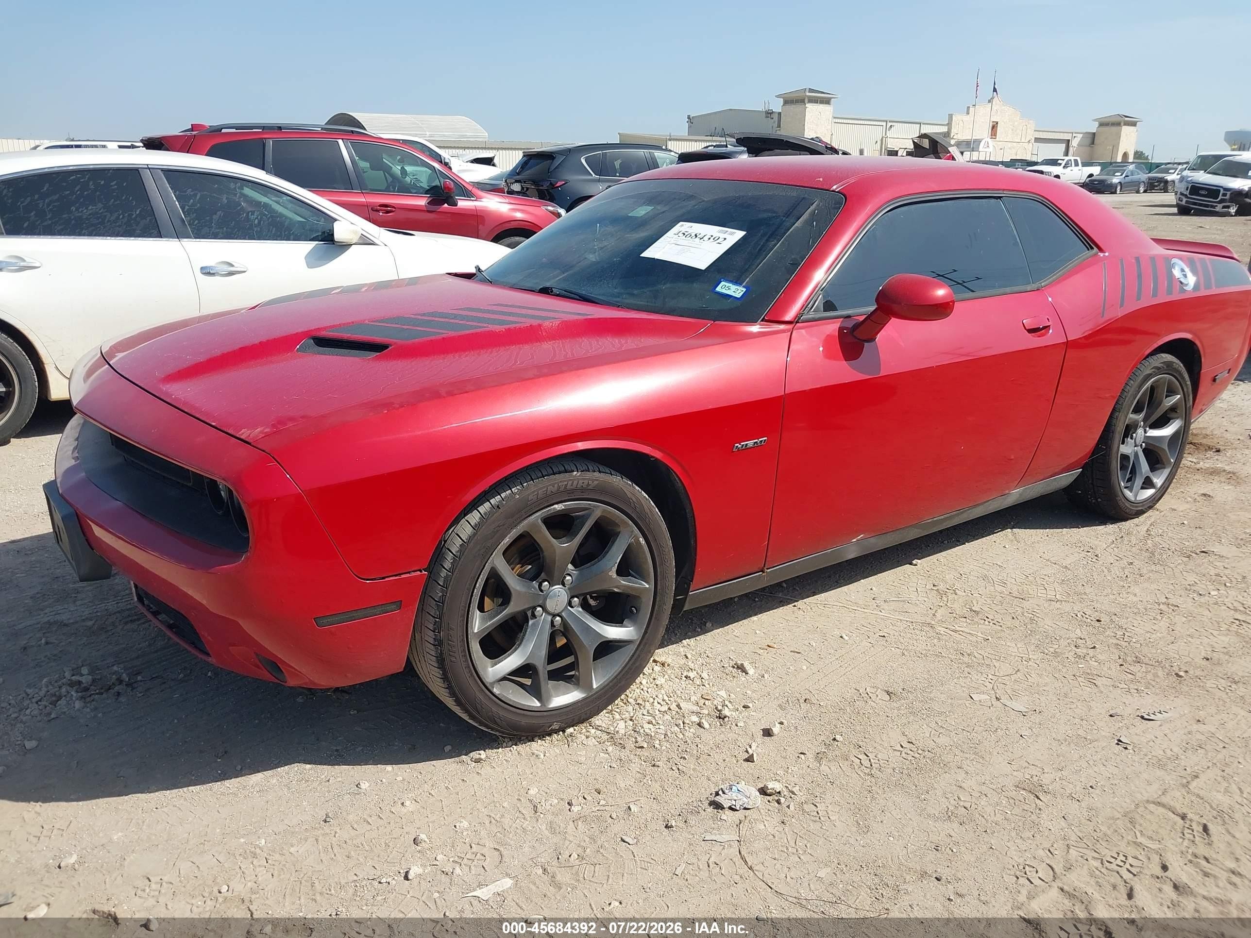 2015 Dodge Challenger R/t Plus Red vin: 2C3CDZBT4FH773480