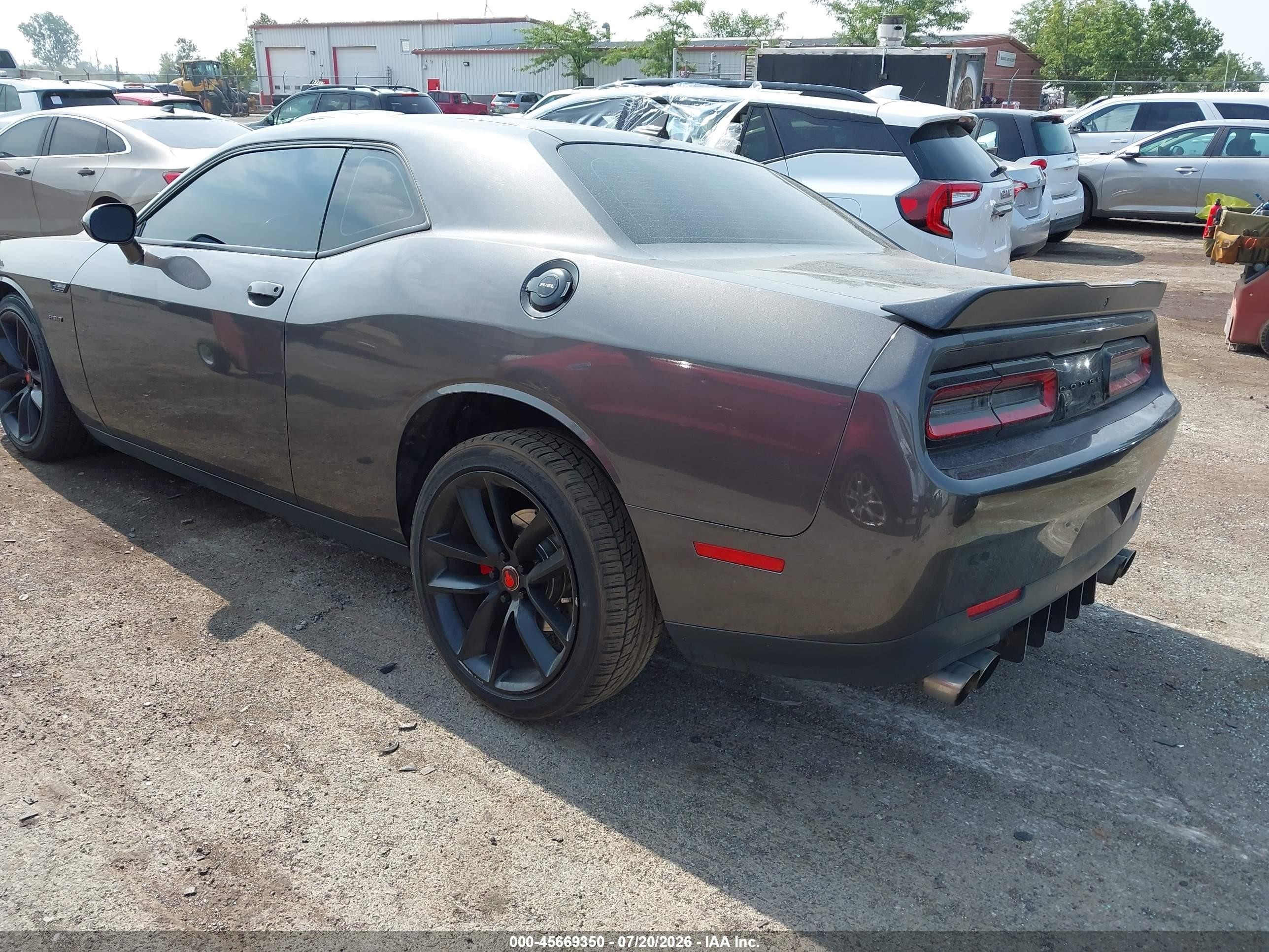 2016 Dodge Challenger R/t Plus Gray vin: 2C3CDZBT4GH264362