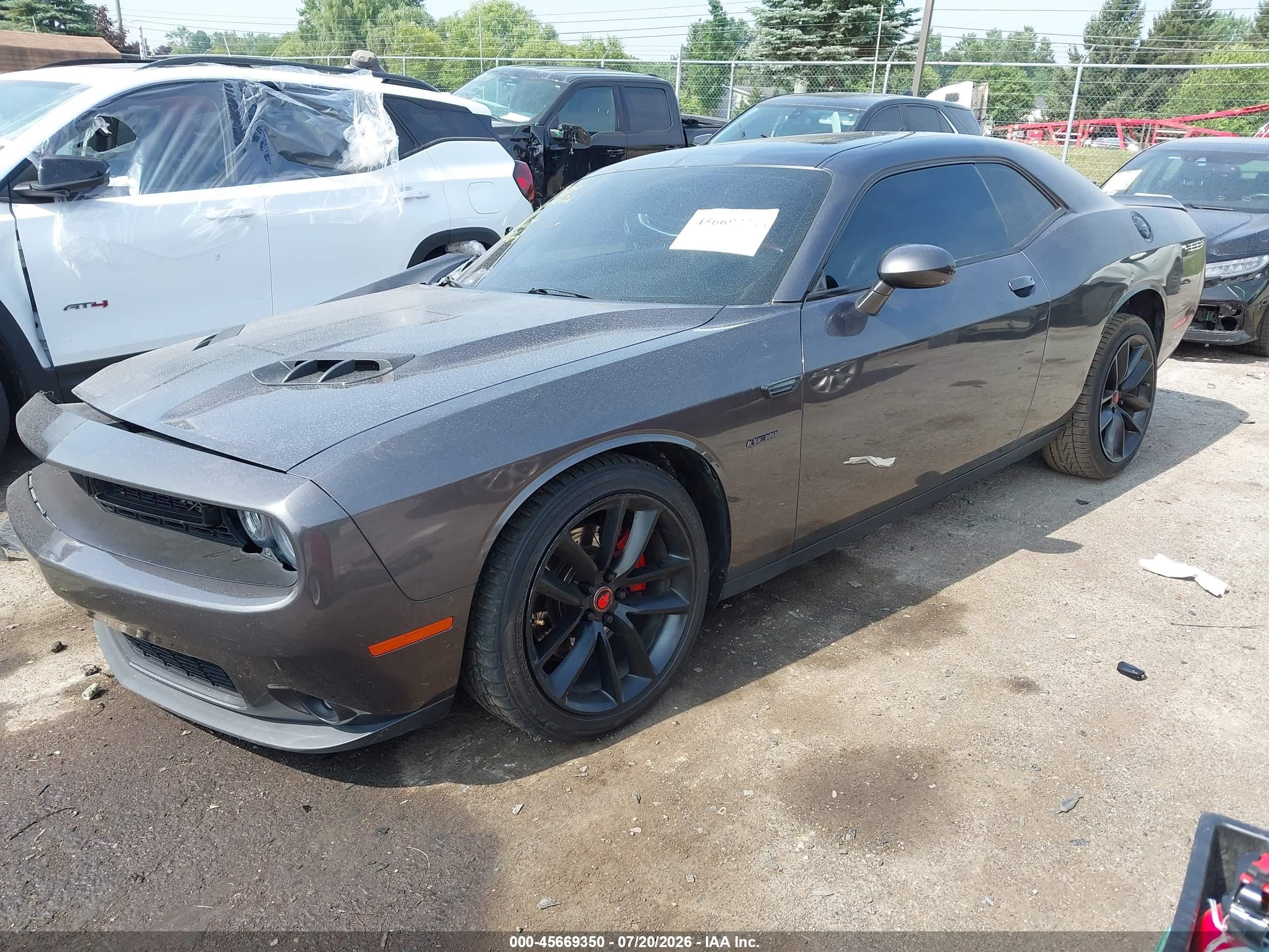2016 Dodge Challenger R/t Plus Gray vin: 2C3CDZBT4GH264362