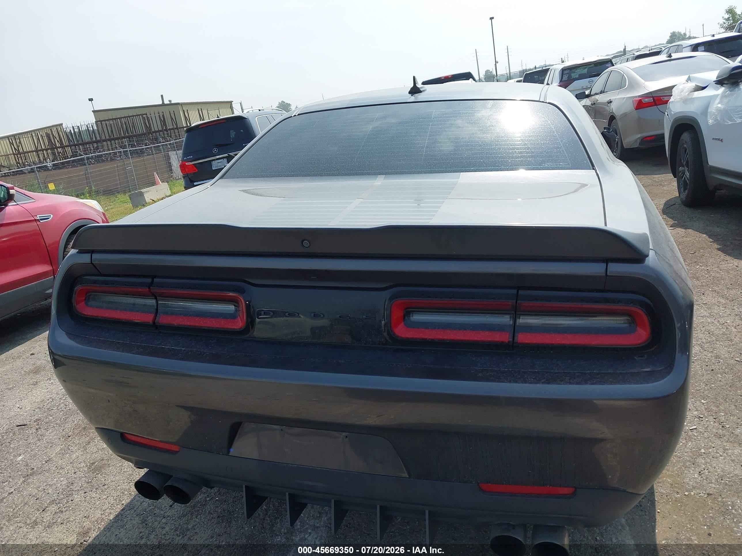 2016 Dodge Challenger R/t Plus Gray vin: 2C3CDZBT4GH264362