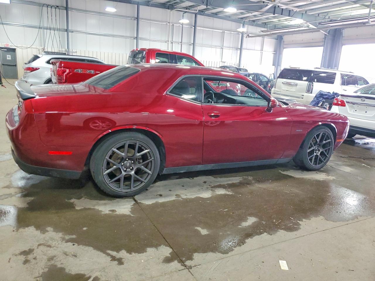 2018 Dodge Challenger R/t Burgundy vin: 2C3CDZBT4JH287311