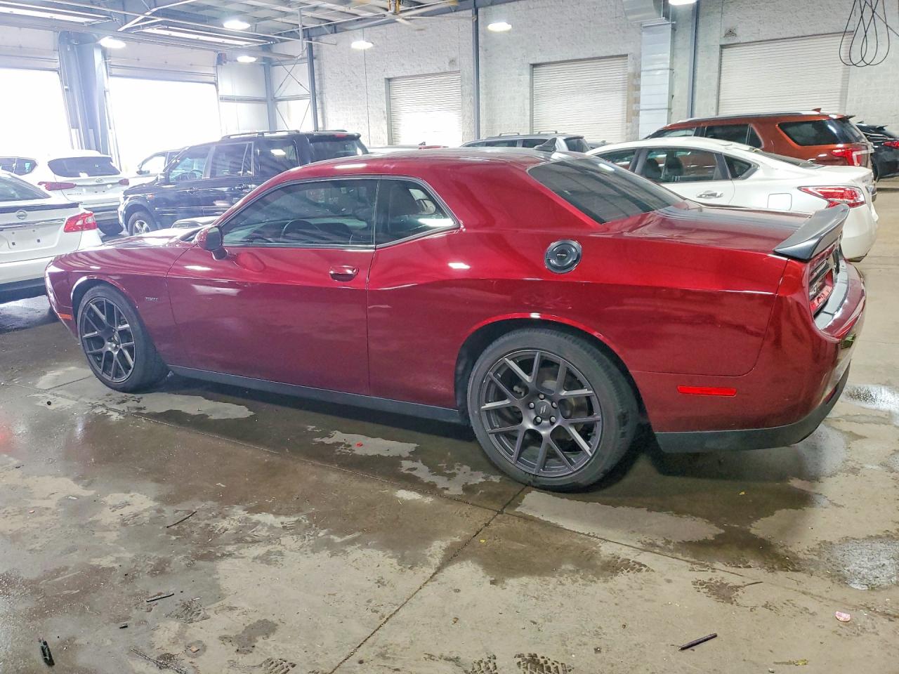 2018 Dodge Challenger R/t Burgundy vin: 2C3CDZBT4JH287311