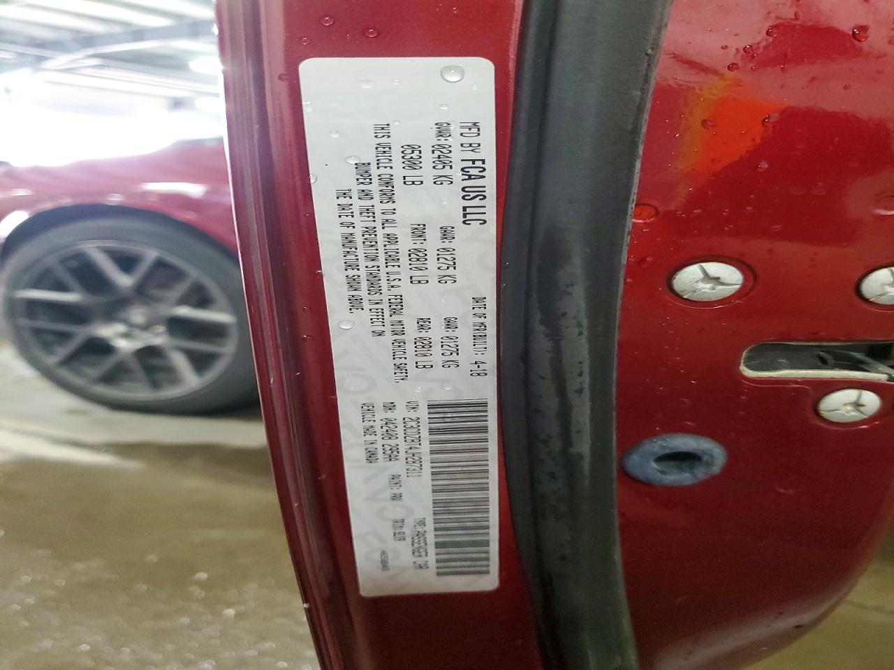 2018 Dodge Challenger R/t Burgundy vin: 2C3CDZBT4JH287311