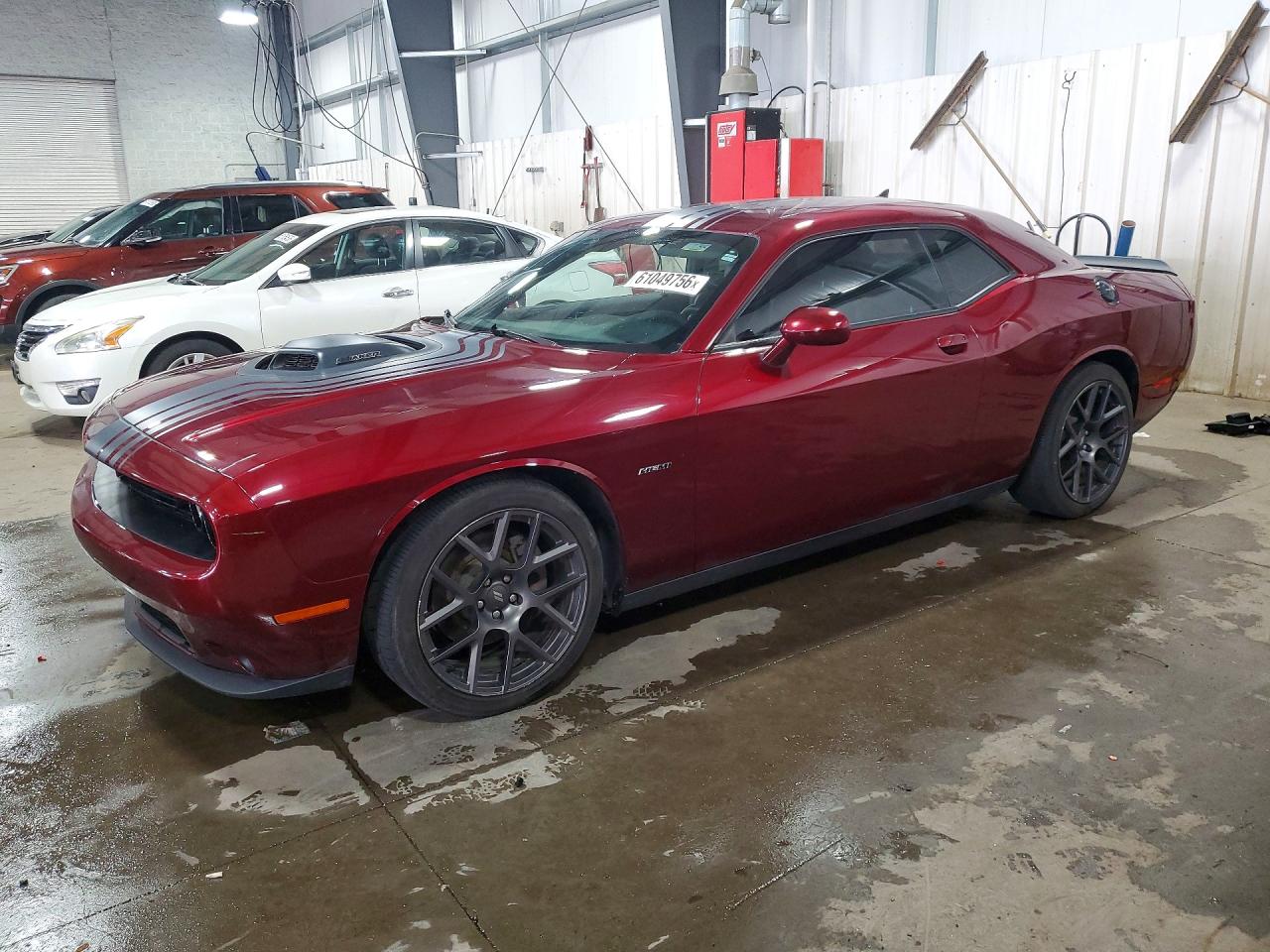 2018 Dodge Challenger R/t Burgundy vin: 2C3CDZBT4JH287311