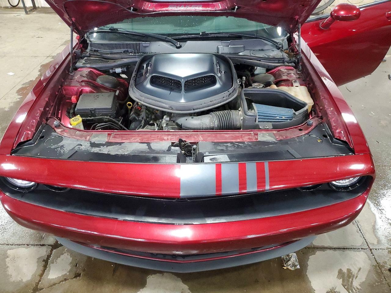 2018 Dodge Challenger R/t Burgundy vin: 2C3CDZBT4JH287311