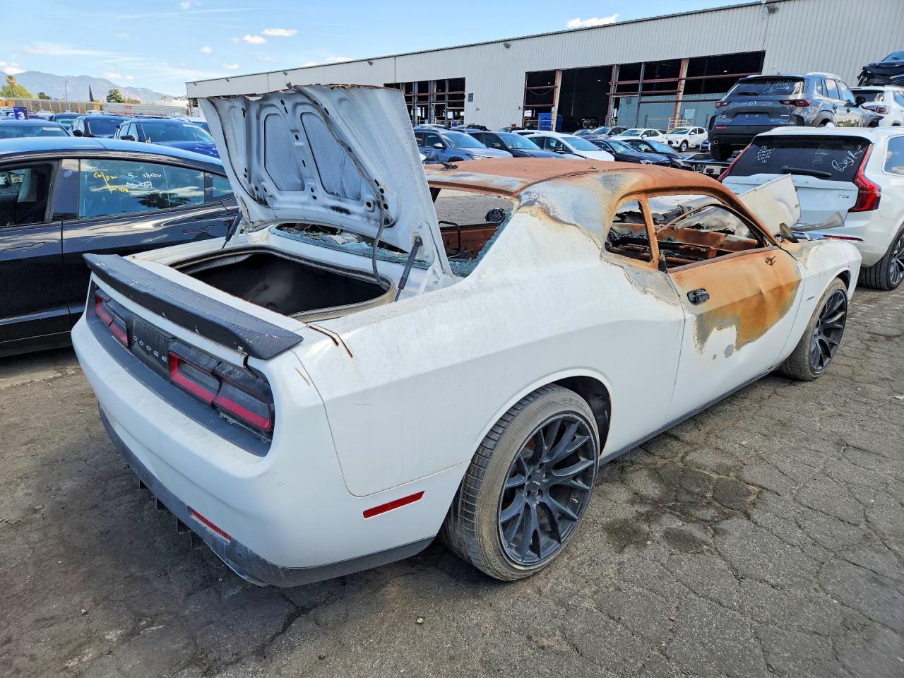 2019 Dodge Challenger R White vin: 2C3CDZBT4KH556957